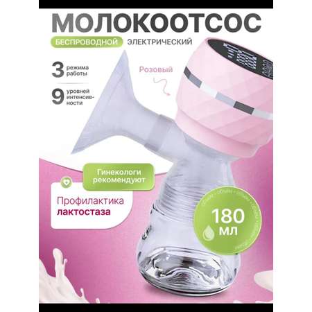 Молокоотсос электрический CASTLELADY беспроводной 3 режима работы