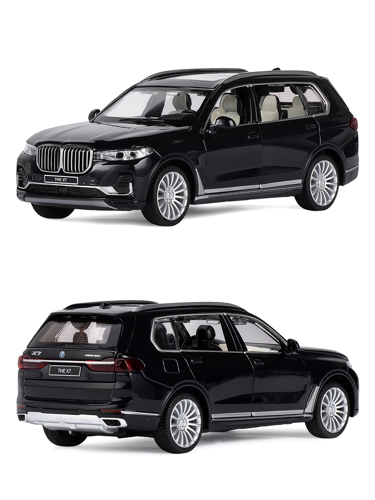 Внедорожник АВТОпанорама BMW X7 1:32 JB1251313 - фото 7
