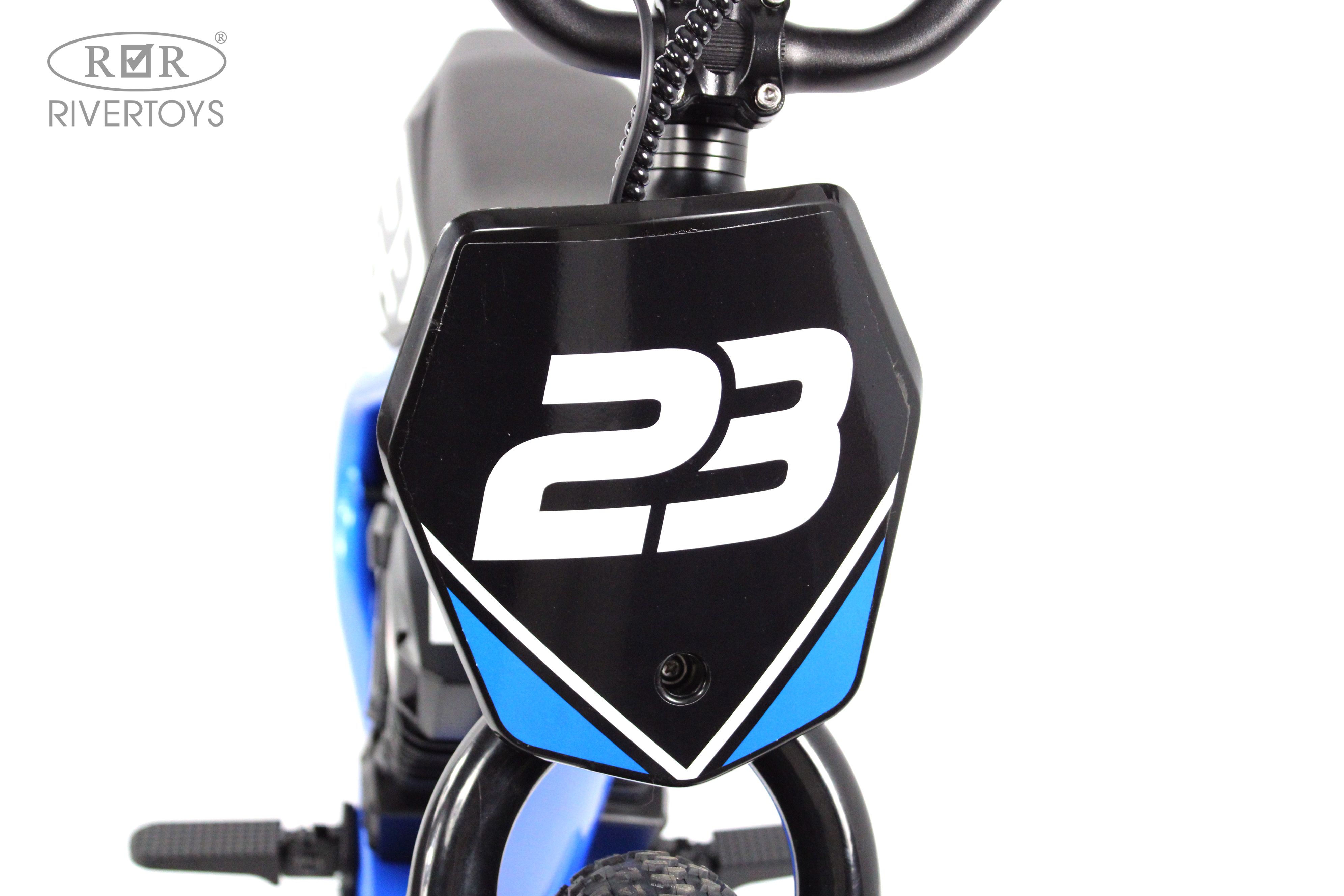 Электромотоцикл RIVERTOYS A001AA-MOTO-BLUE - фото 17