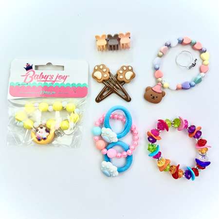 Набор украшений Babys JOY браслет+бусы в ассортименте K 19