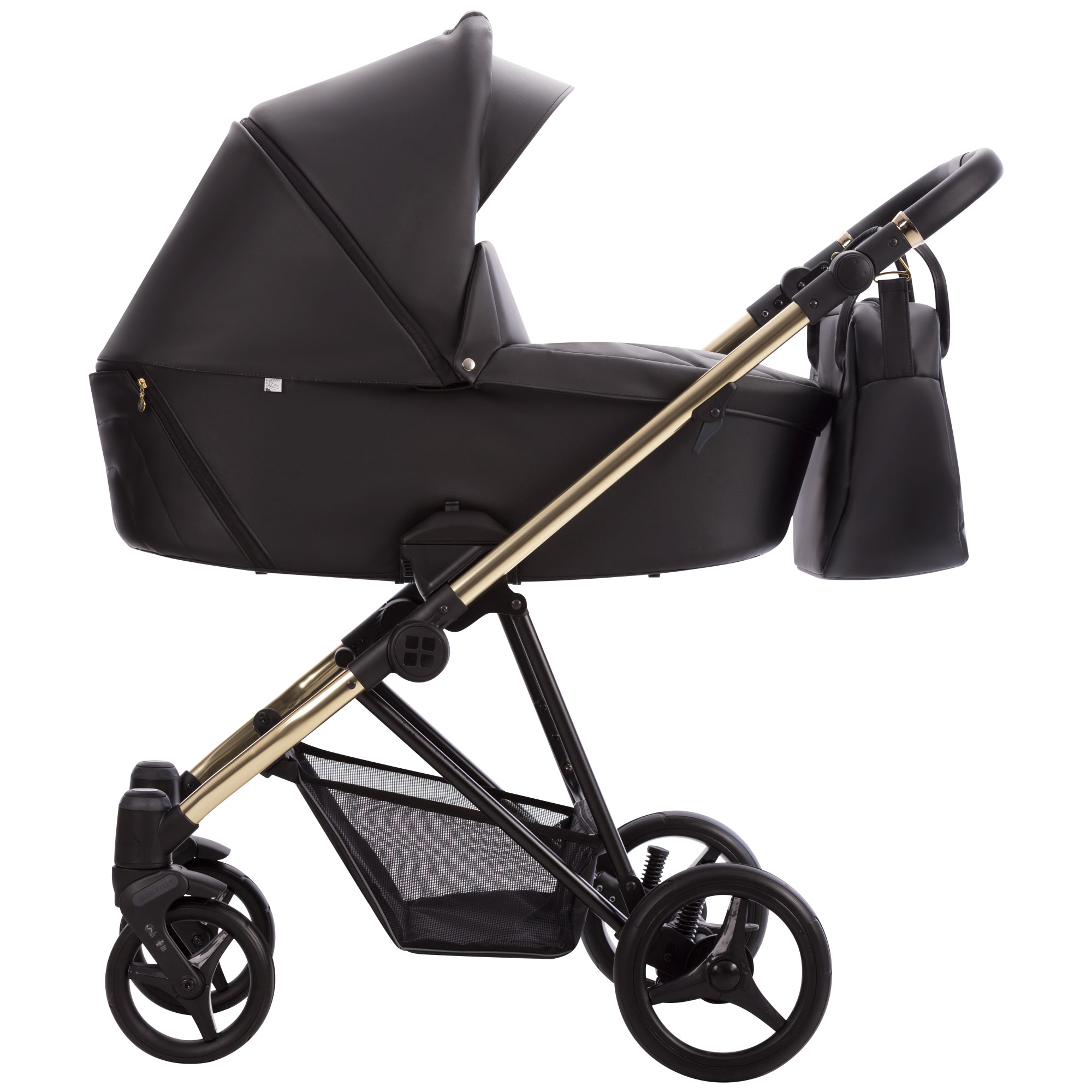Коляска 2в1 Bebetto Yoddi Premium Class черный - фото 2