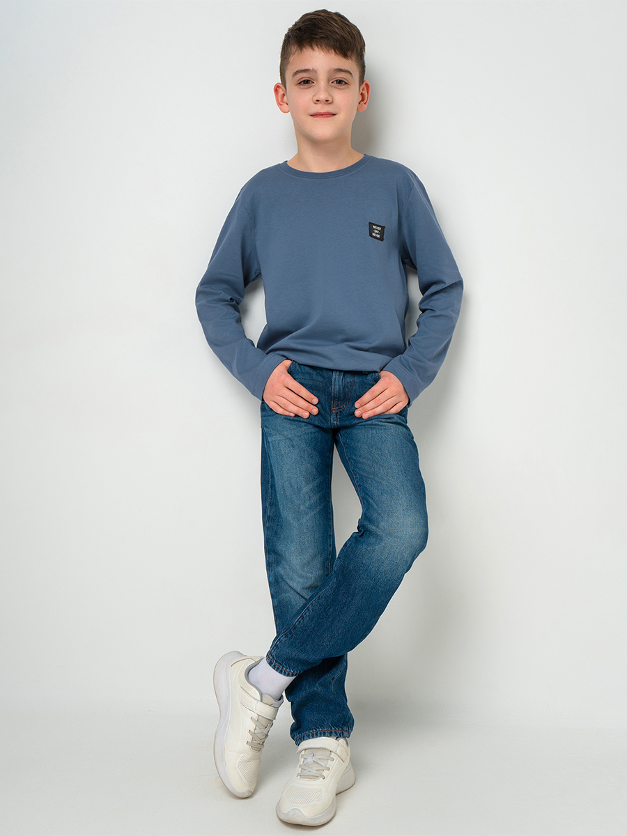 Лонгслив BONITO KIDS SS6096джинсовый - фото 11