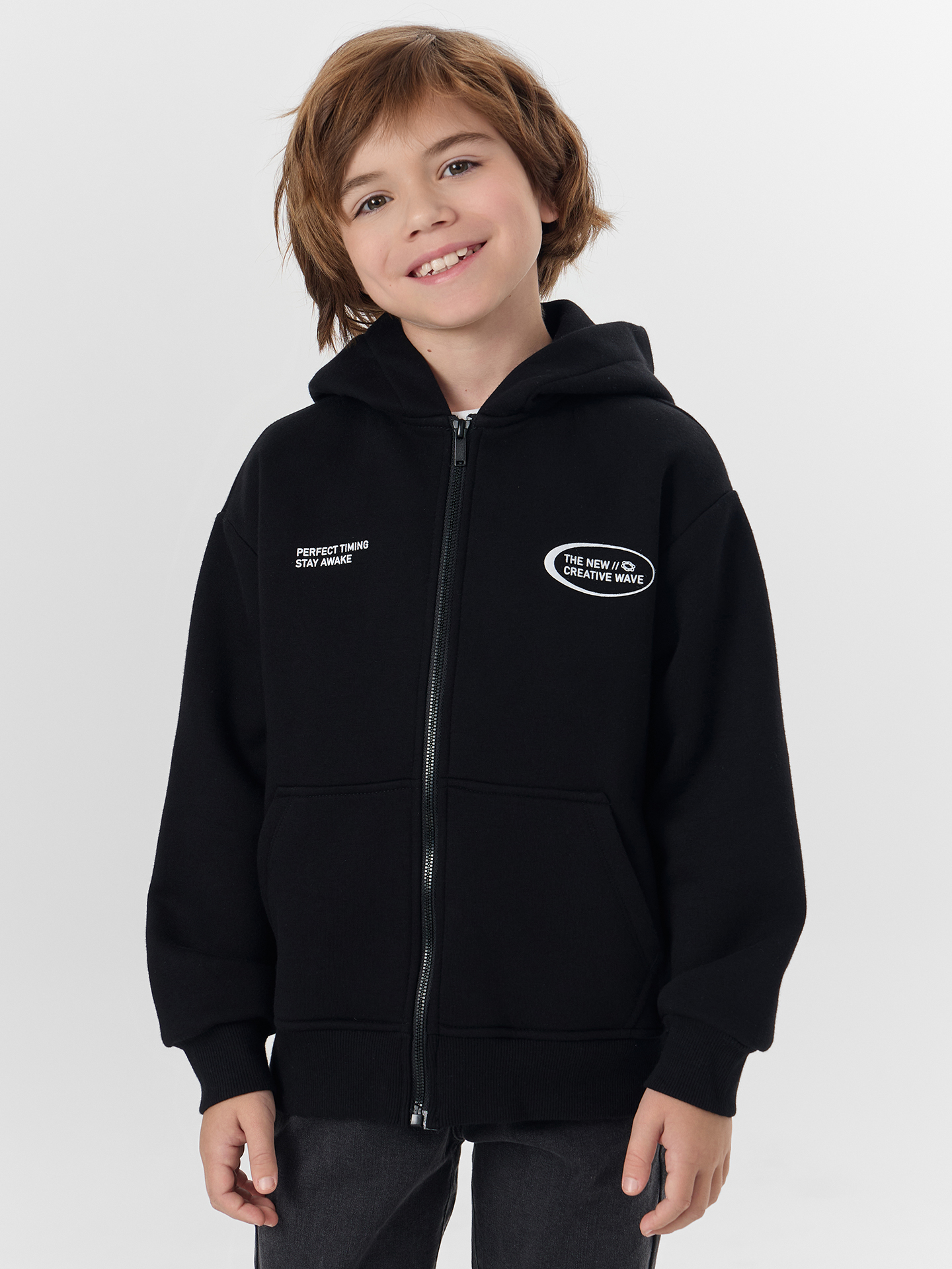 Толстовка Mark Formelle (Марк Формэль) 363332/1/черный +печать3 - фото 5