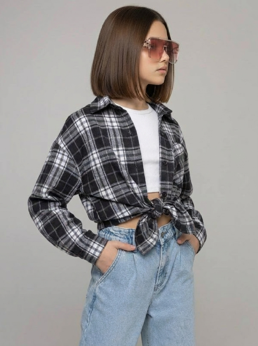 Рубашка ELLIE by Rina Kutz РЛ-0125/черный - фото 2