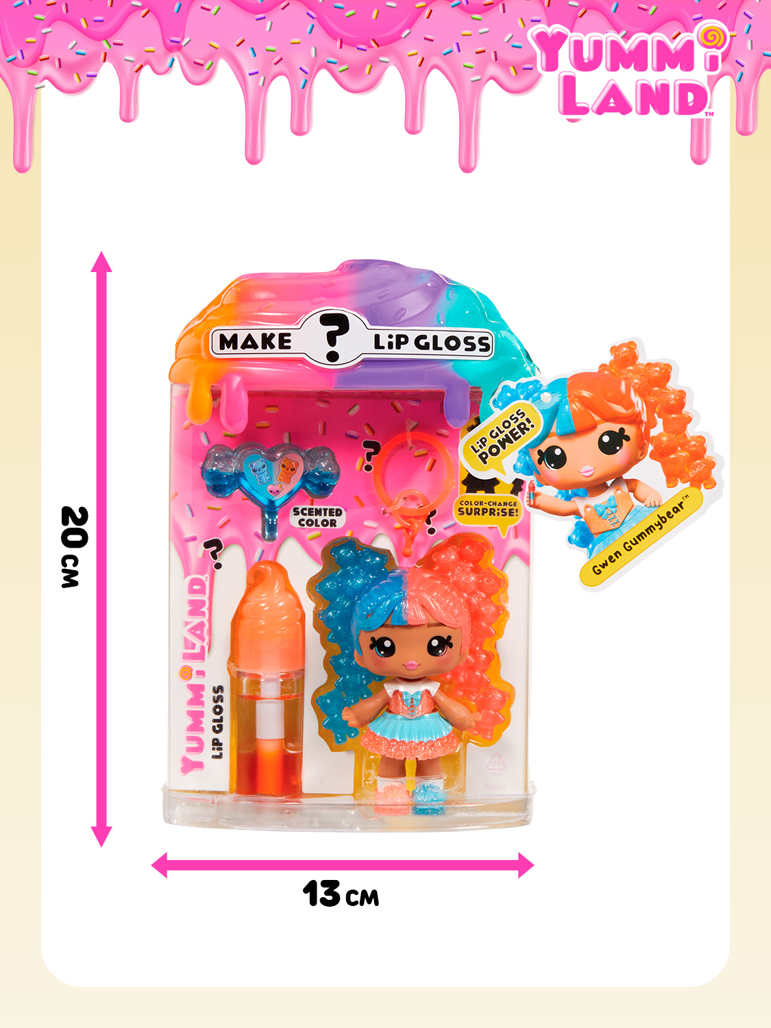 Кукла мини YummiLand Кукла Гвен Гаммибеар высота 10 см 68753 - фото 8