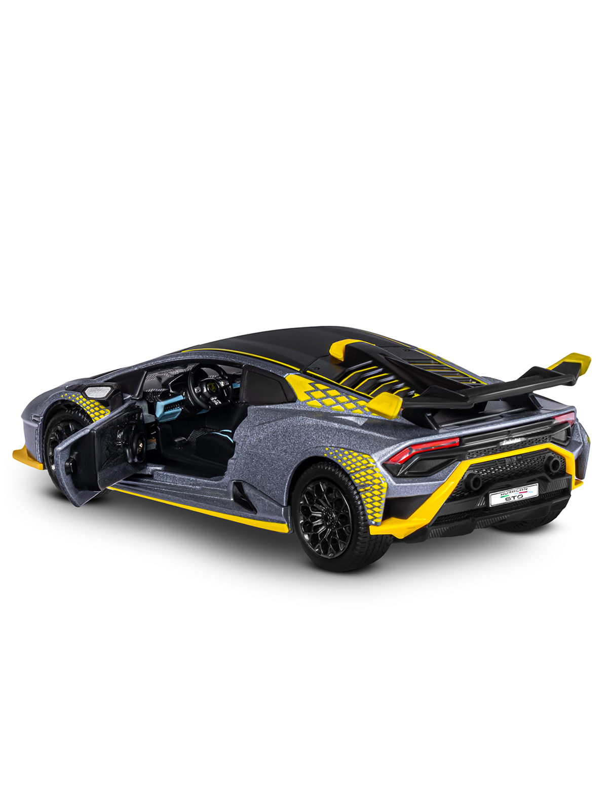 Автомобиль АВТОпанорама Lamborghini Huracan STO 1:24 JB1251759 - фото 25