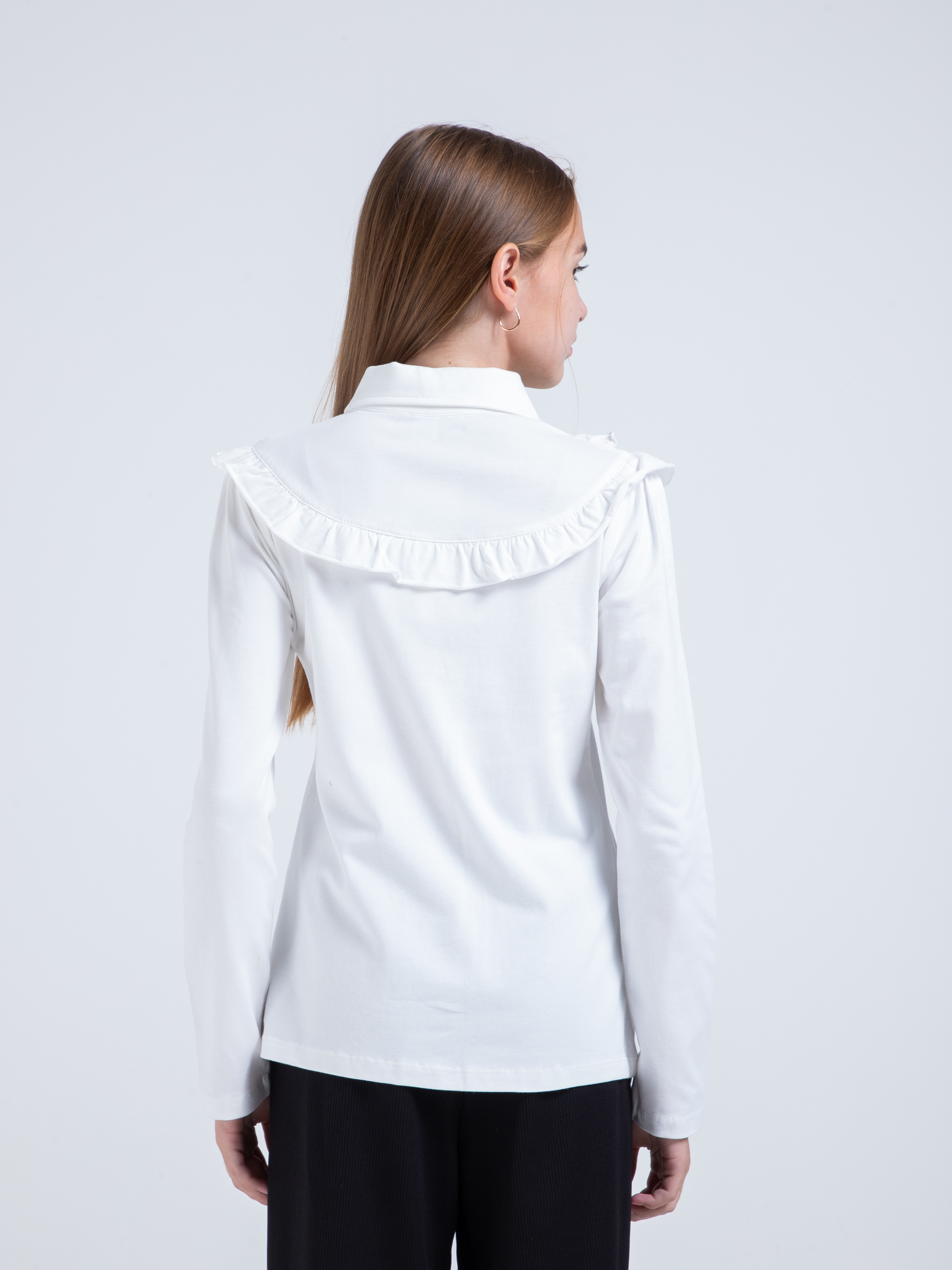 Блузка STELLA MODA 29402_молочный - фото 5