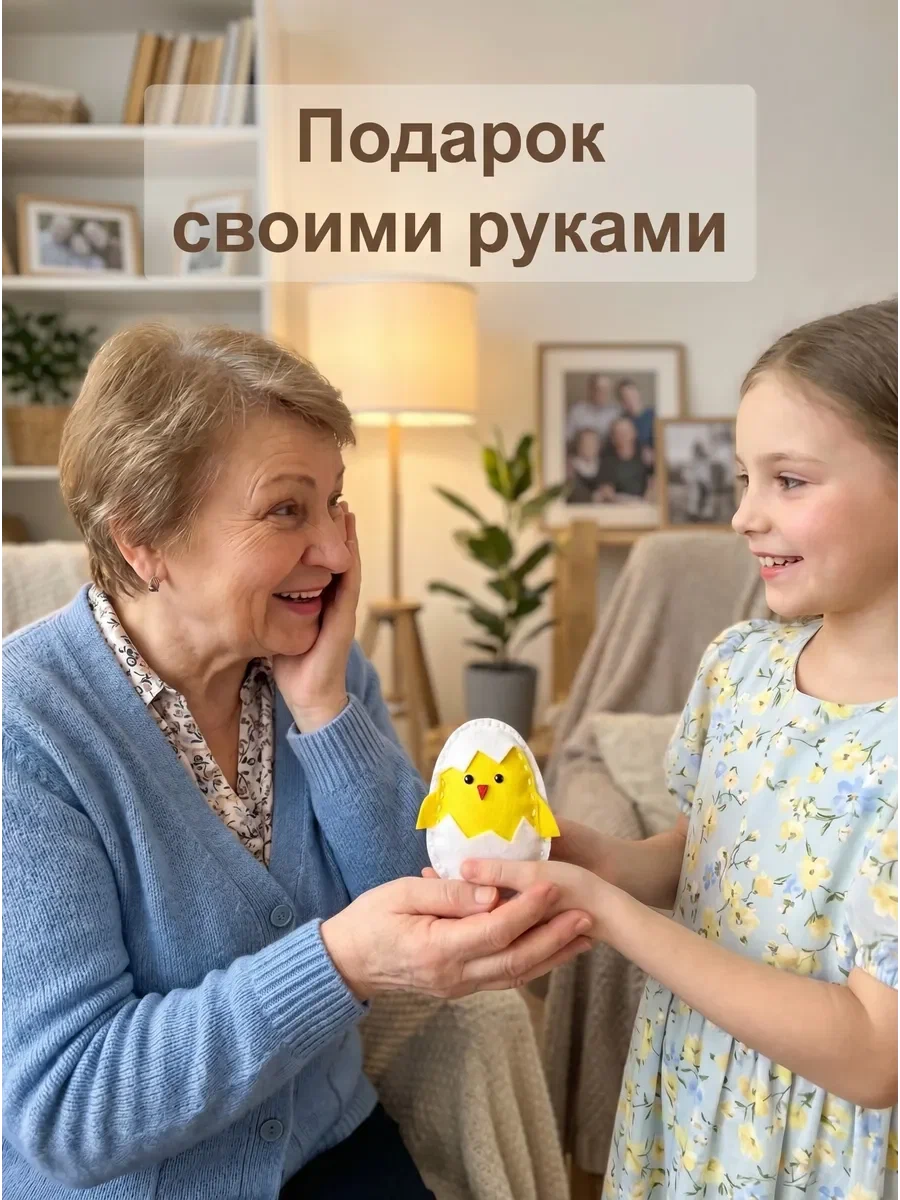 Набор для творчества HappyLine шитье Цыплята-малышата - фото 4