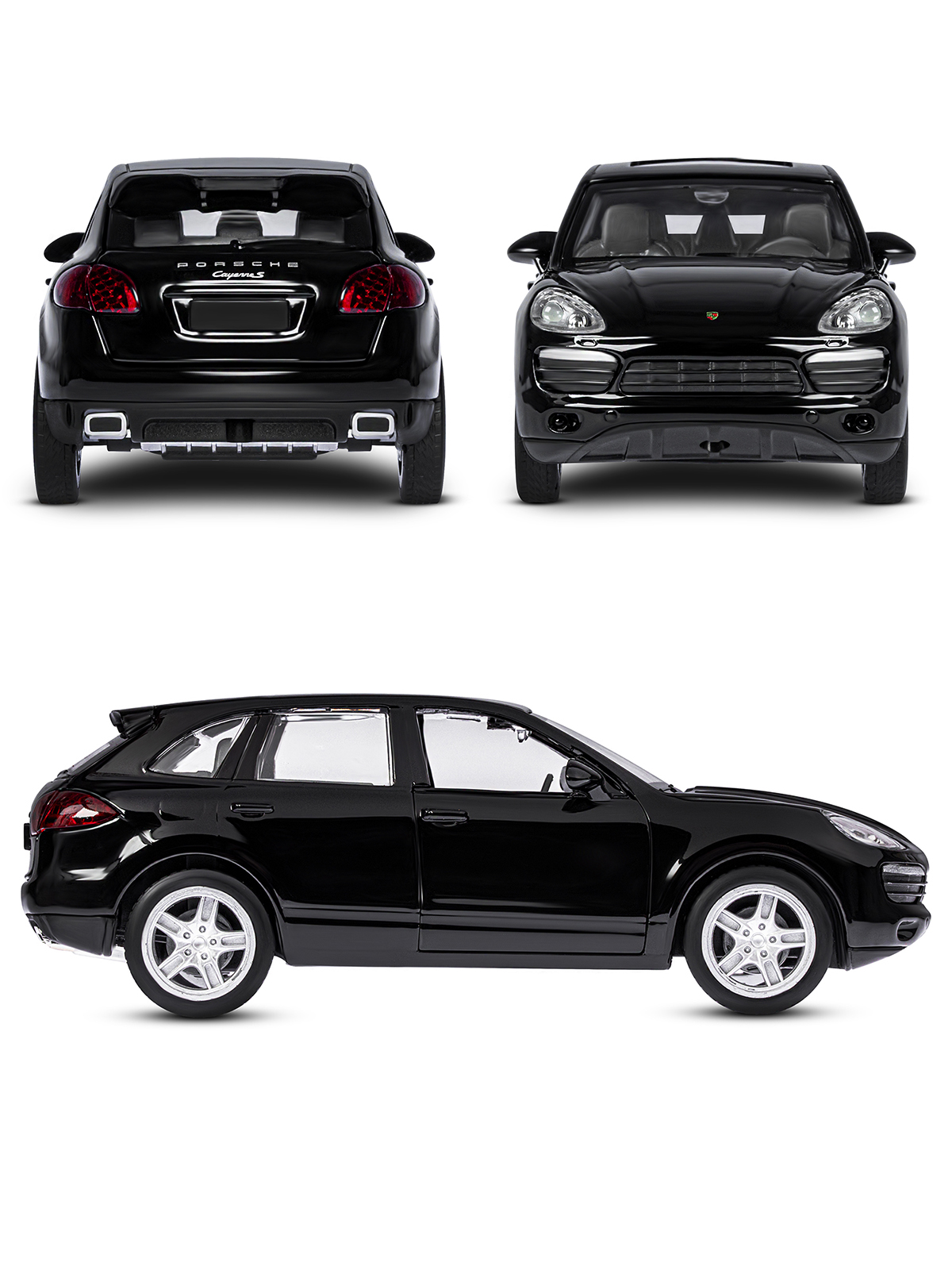 Внедорожник АВТОпанорама Porsche Cayenne S 1:32 JB1251579 - фото 6
