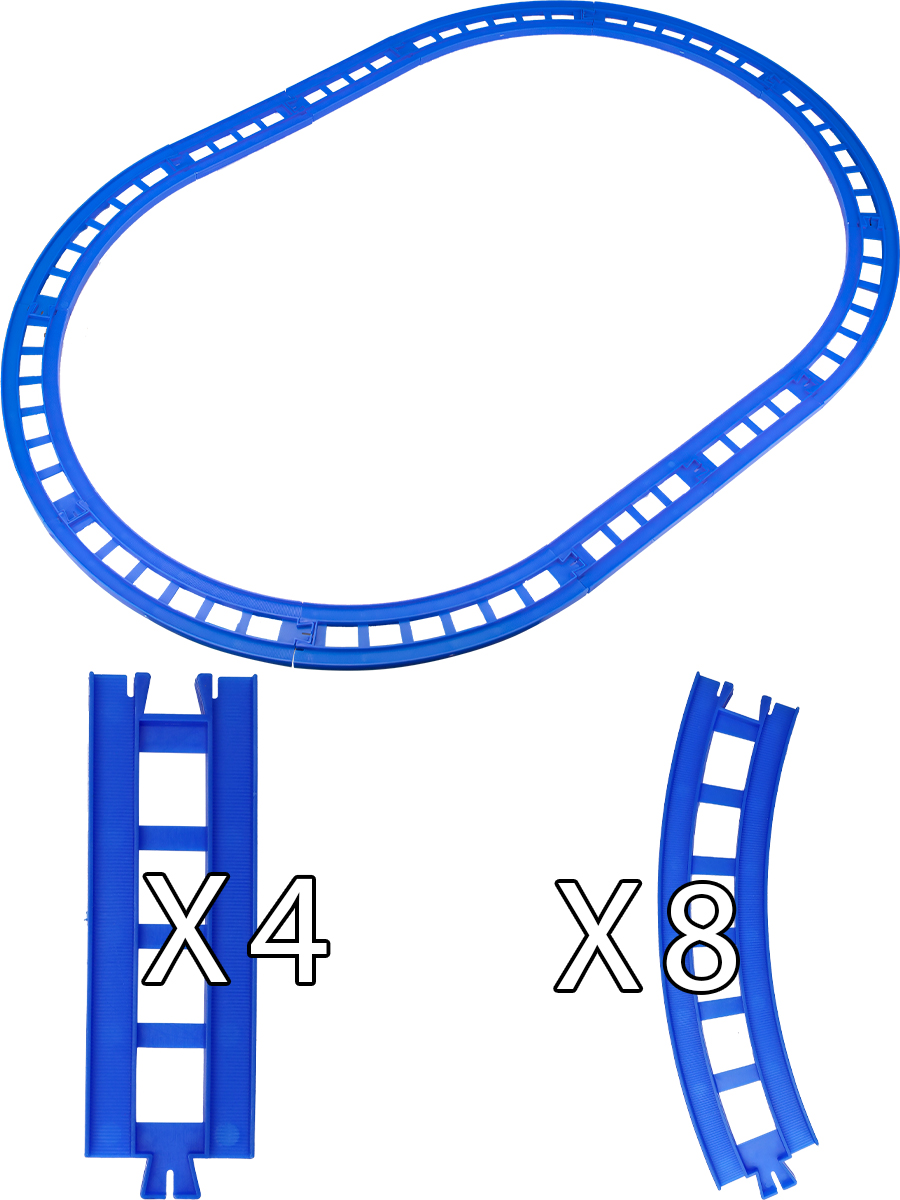 Набор железнодорожный Рыжий кот 215 см Y19686018 - фото 8