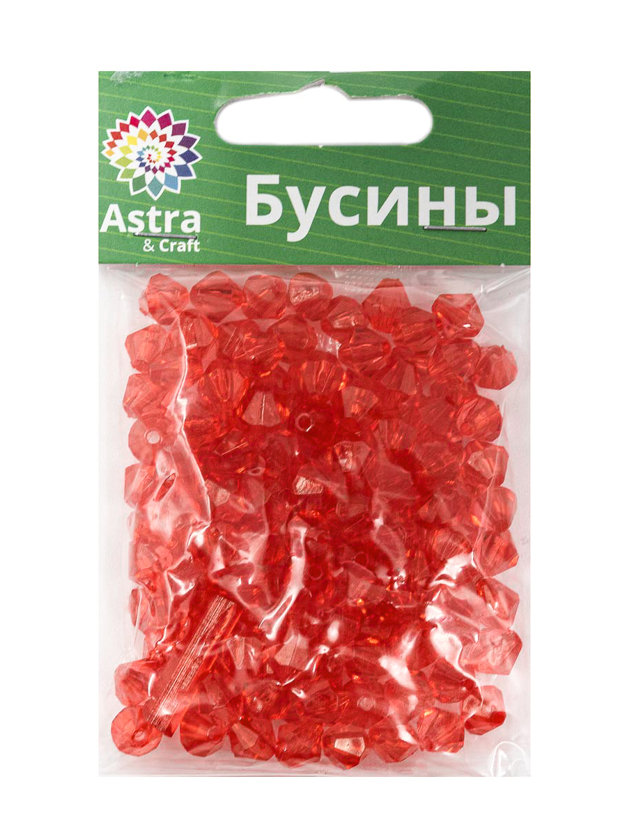 Набор для творчества Astra Craft Бусины 8 мм 25 г граненые - фото 6