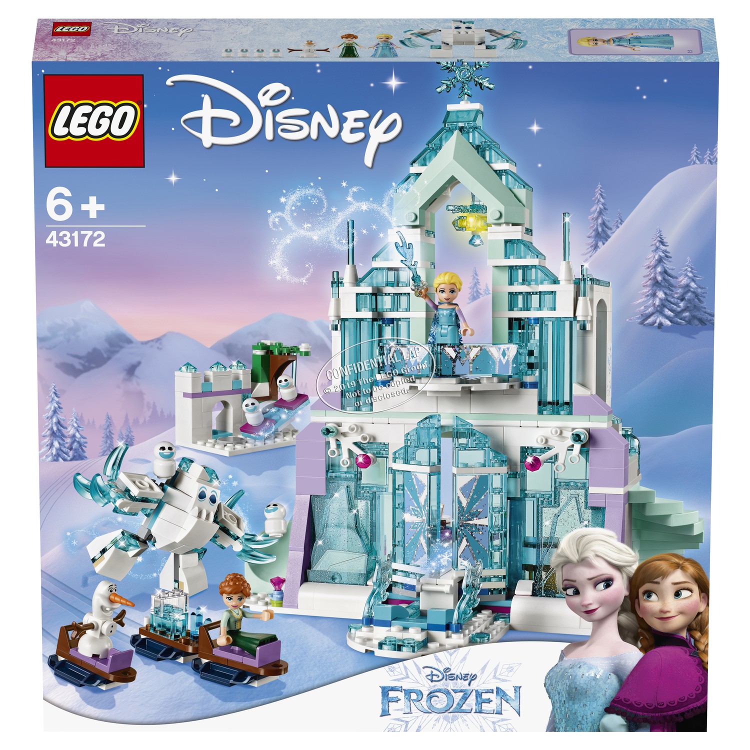 Конструктор LEGO Disney Princess Волшебный ледяной замок Эльзы 704 дет. - фото 2