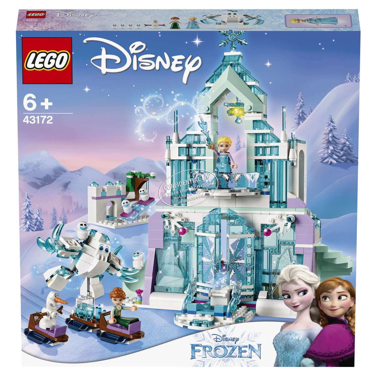Конструктор LEGO Disney Princess Волшебный ледяной замок Эльзы блочный - фото 2