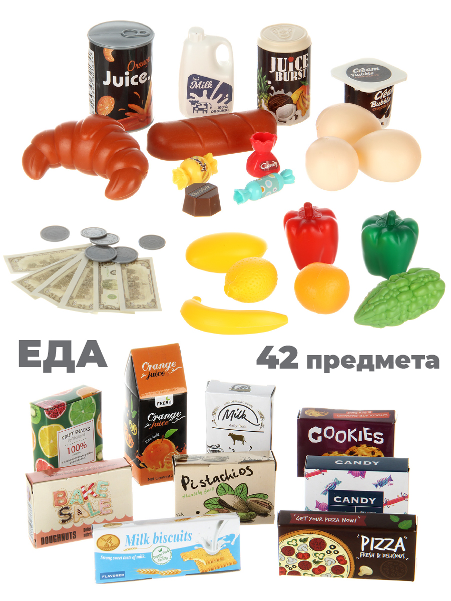 Игровой набор Veld Co Тележка с продуктами - фото 9