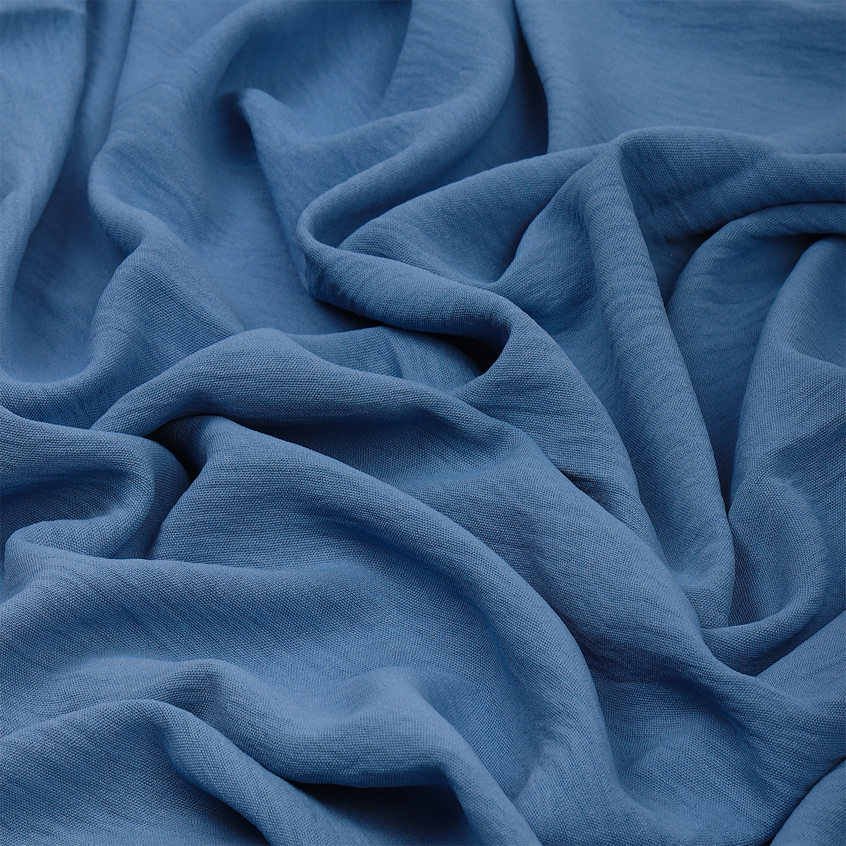 Ткань TBY Лен искусственный Манго голубой уп.3м - фото 3