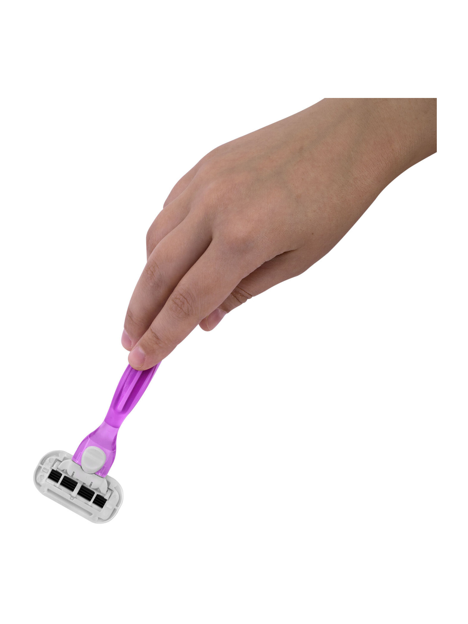 Бритва женская многоразовая X-ONE станок для бритья с 2 сменными кассетами 5 лезвий - фото 11