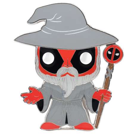 Значок Funko POP! Pin Marvel Deadpool Wizard Deadpool Large Enamel