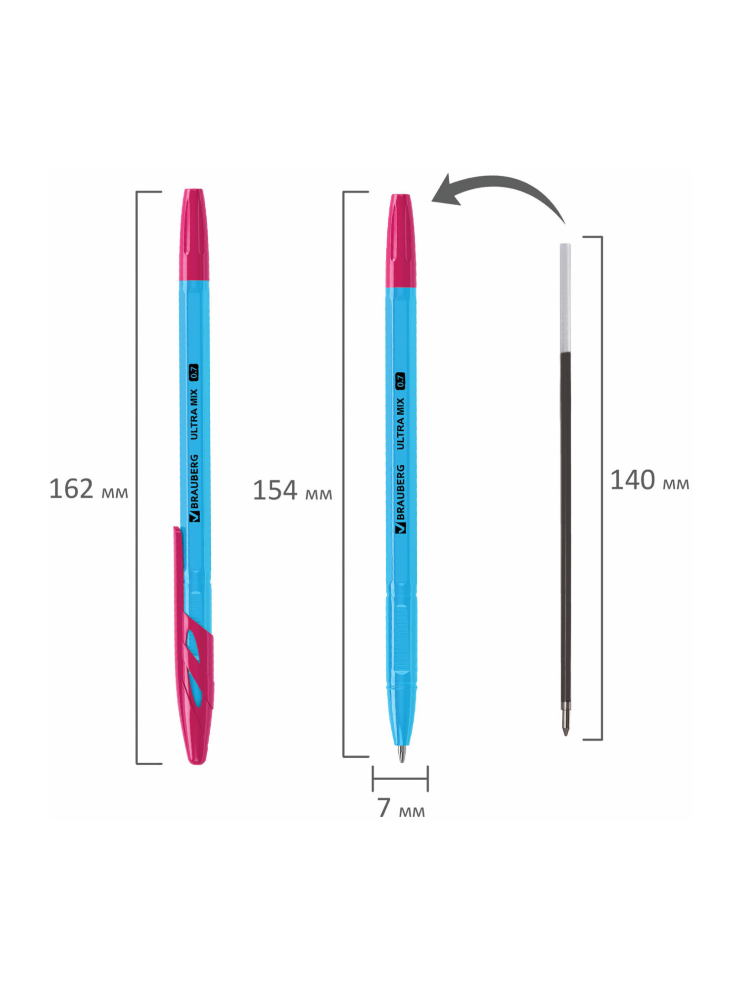 Ручка шариковая Brauberg 50 шт. - фото 13