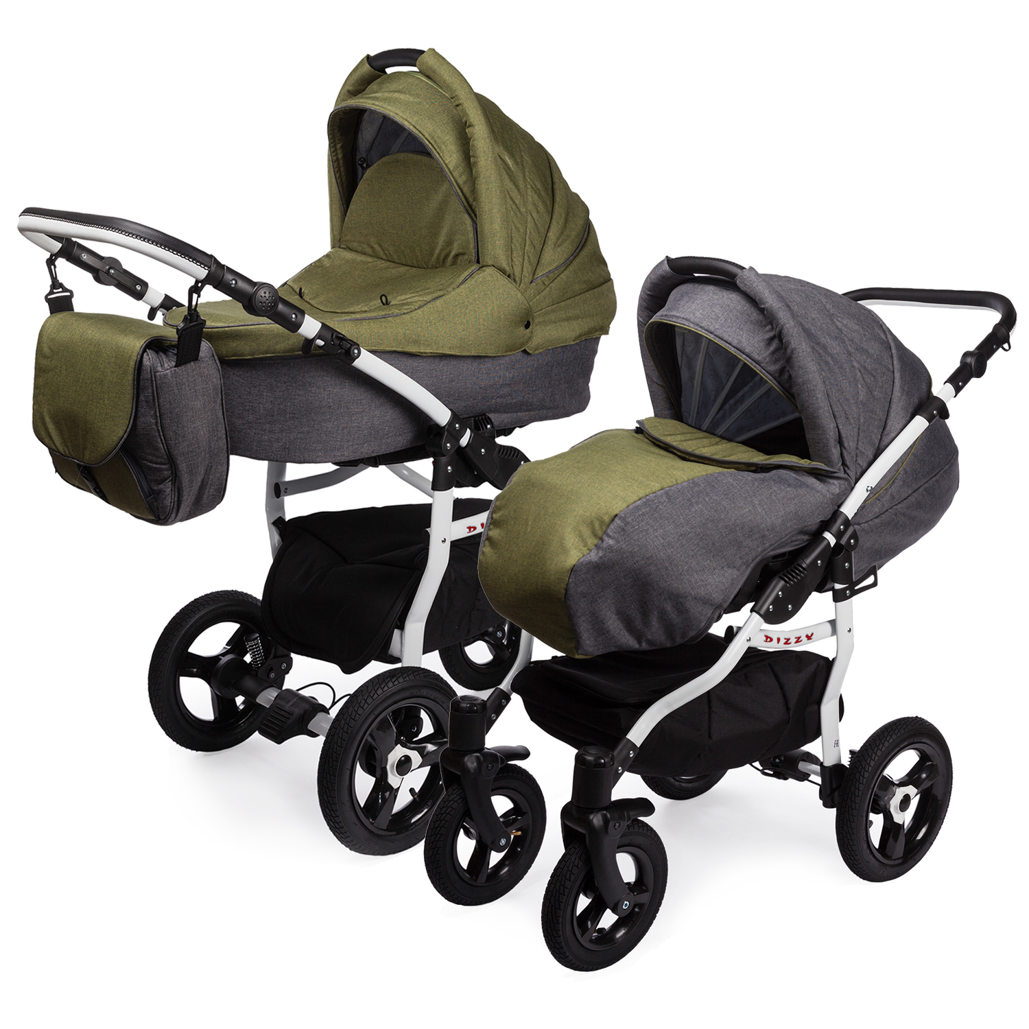 Коляска 2в1 Babyton Dizzy Dark Green - фото 1