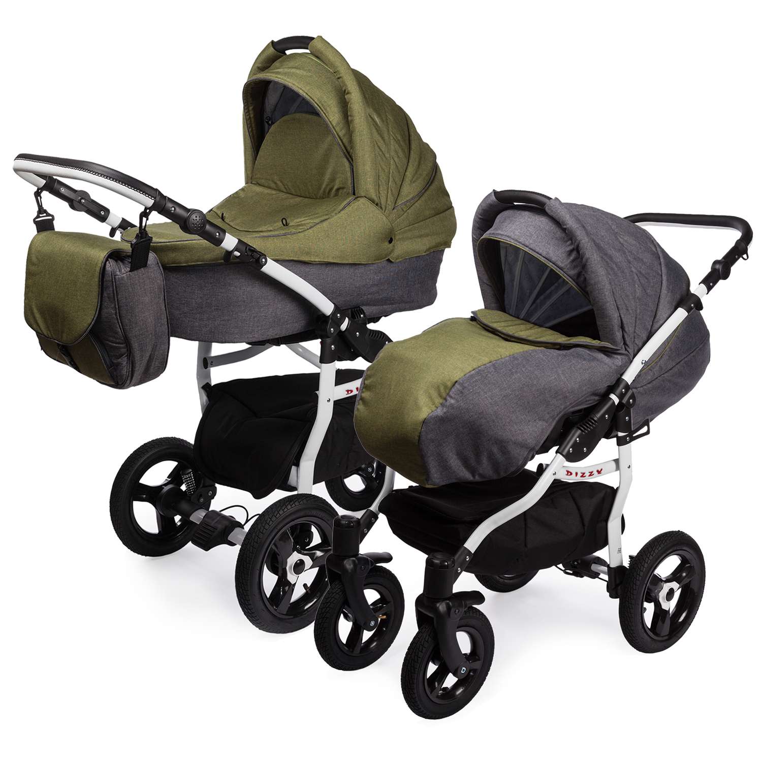 Коляска 2в1 Babyton Dizzy Dark Green - фото 1