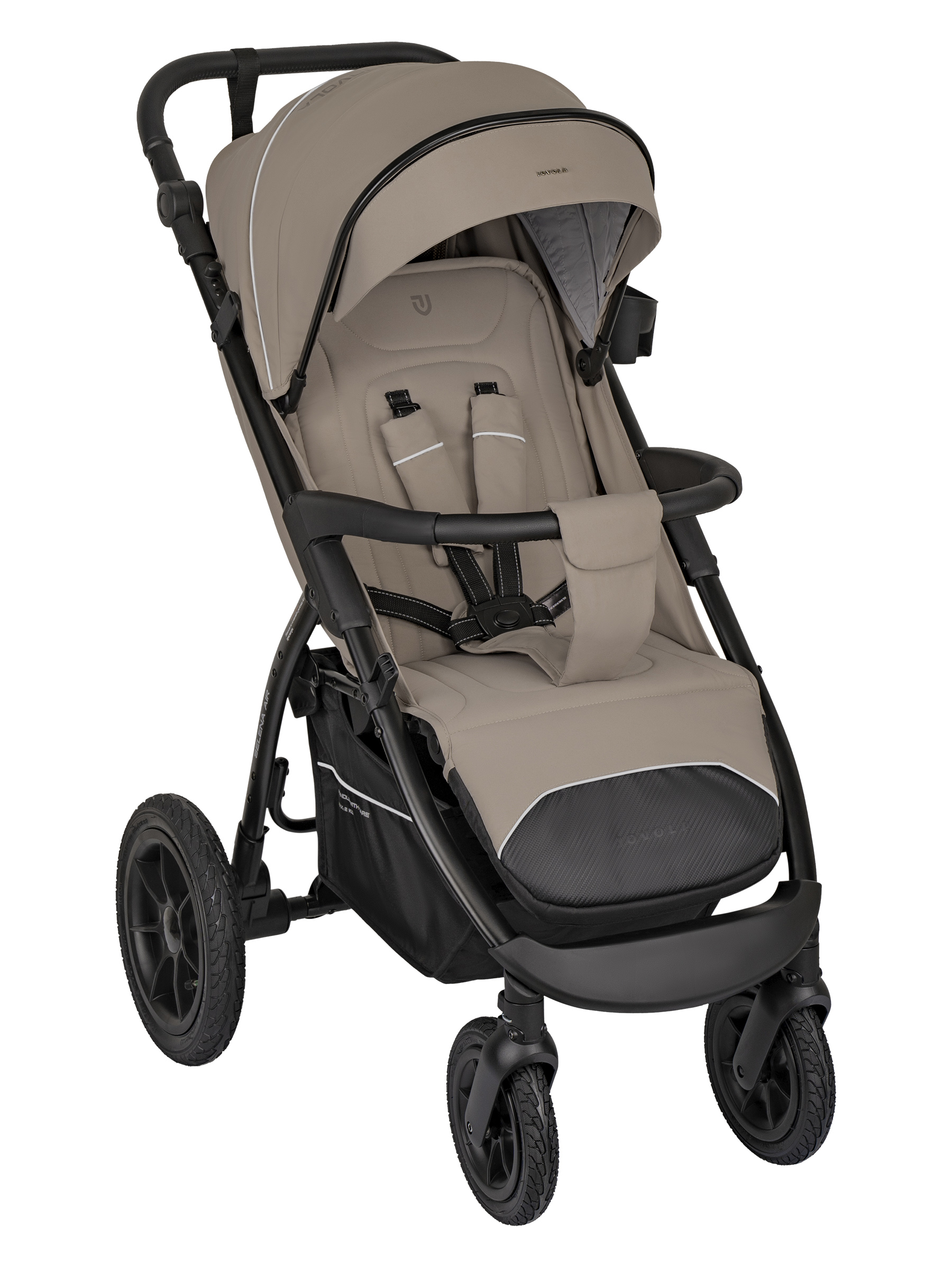 Коляска прогулочная JOVOLA SELENA Air 2025 с сумкой бежевый - фото 15