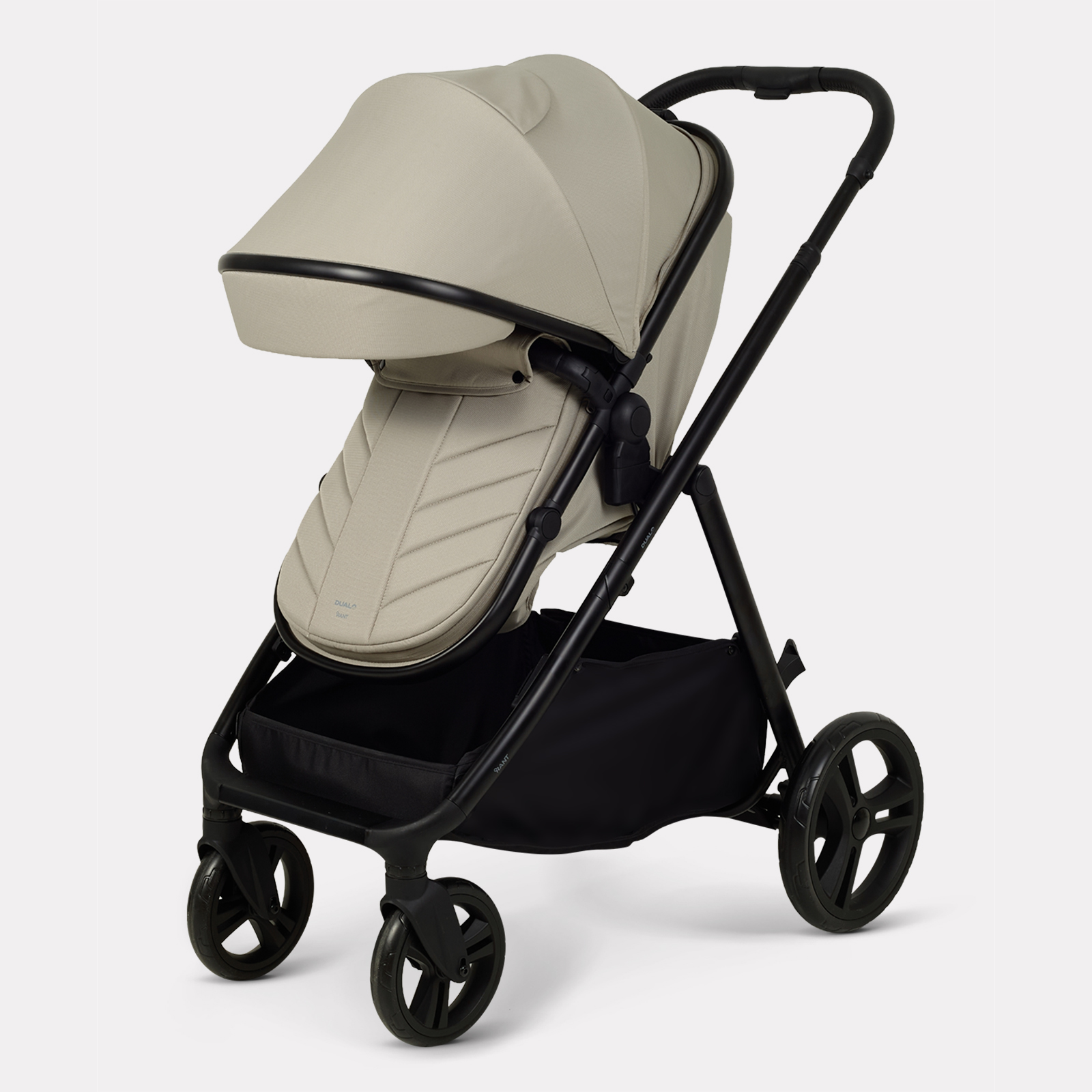 Коляска 2в1 для двойни Rant Basic Dualo бежевый - фото 14