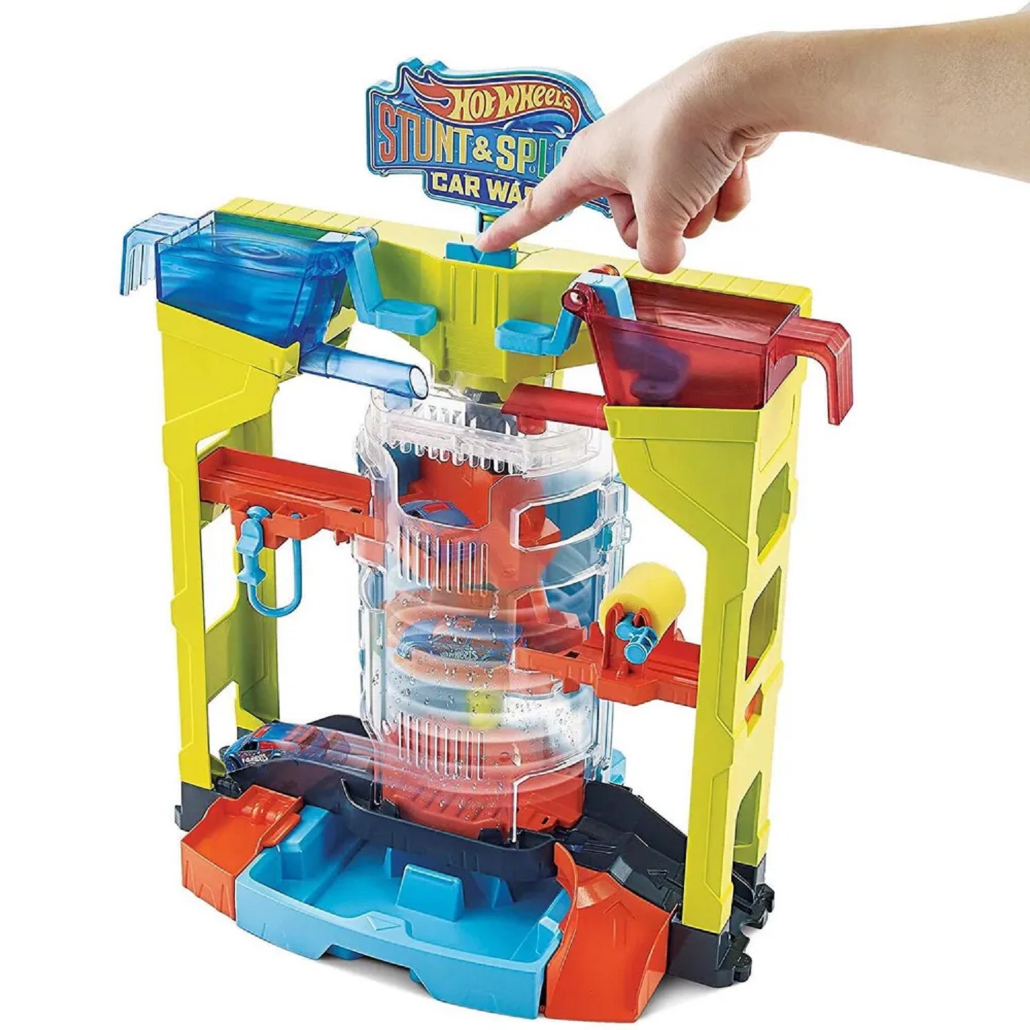 Парковка Hot Wheels Мойка Трюки и брызги GRW37 - фото 3