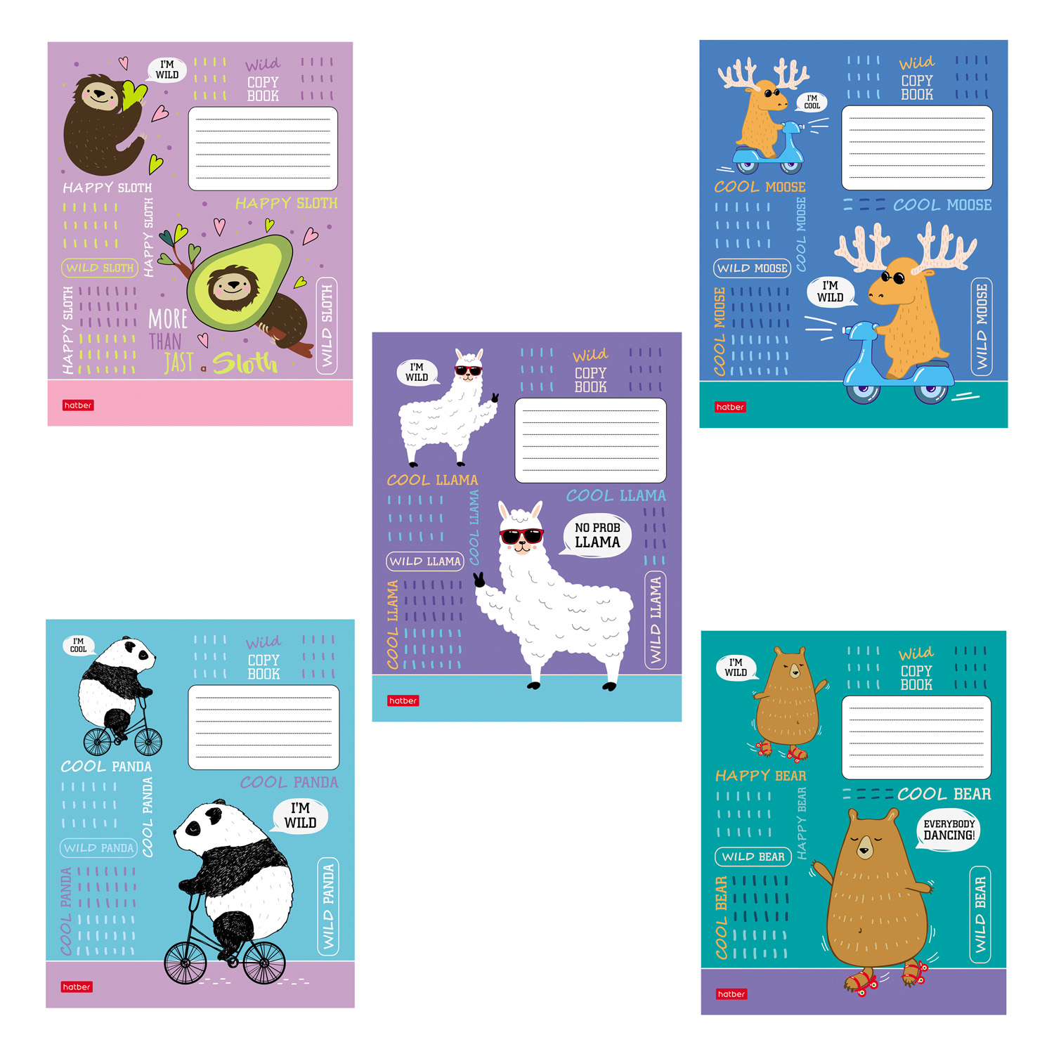 Изображение товара Общая тетрадь Hatber клетка 40 лист. в ассортименте