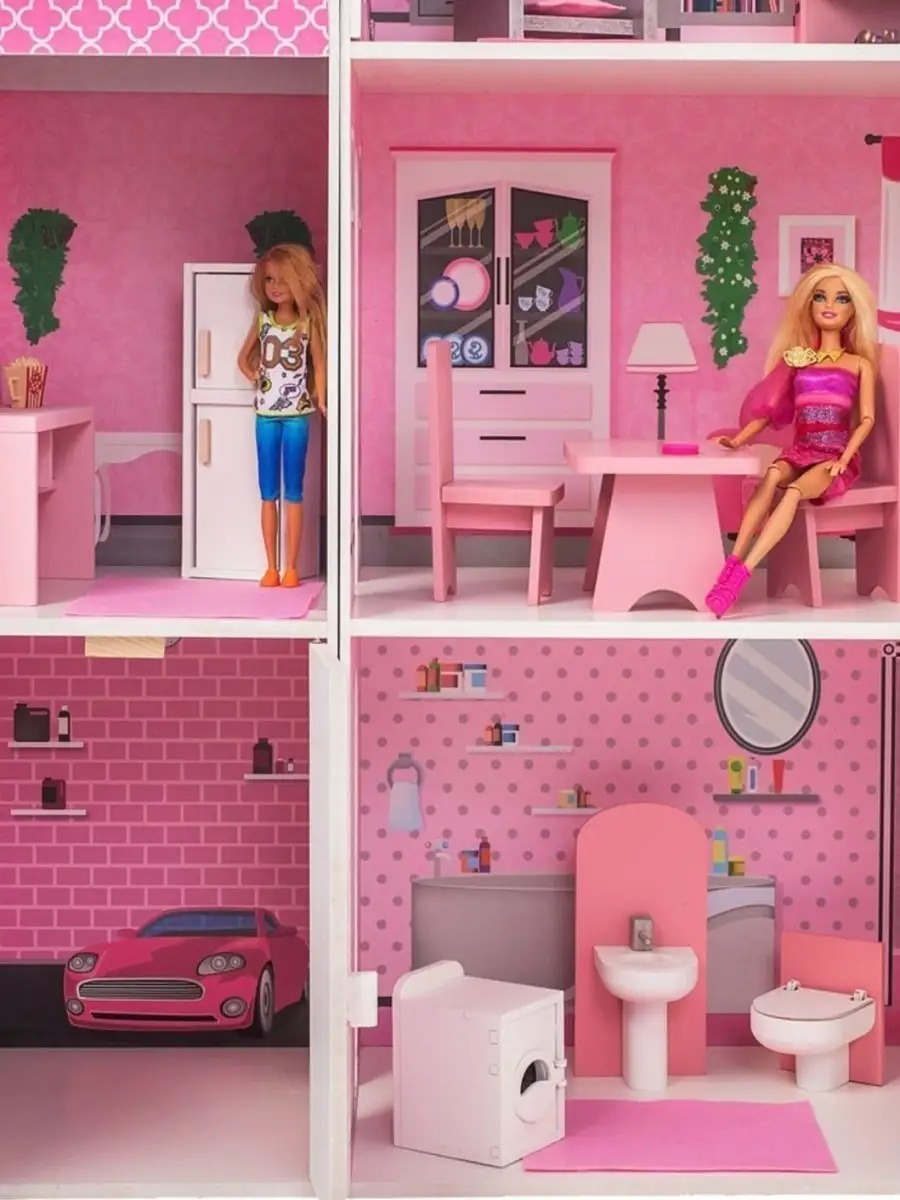 Домик для кукол PAREMO 131 см с мебелью PD318-20 - фото 11