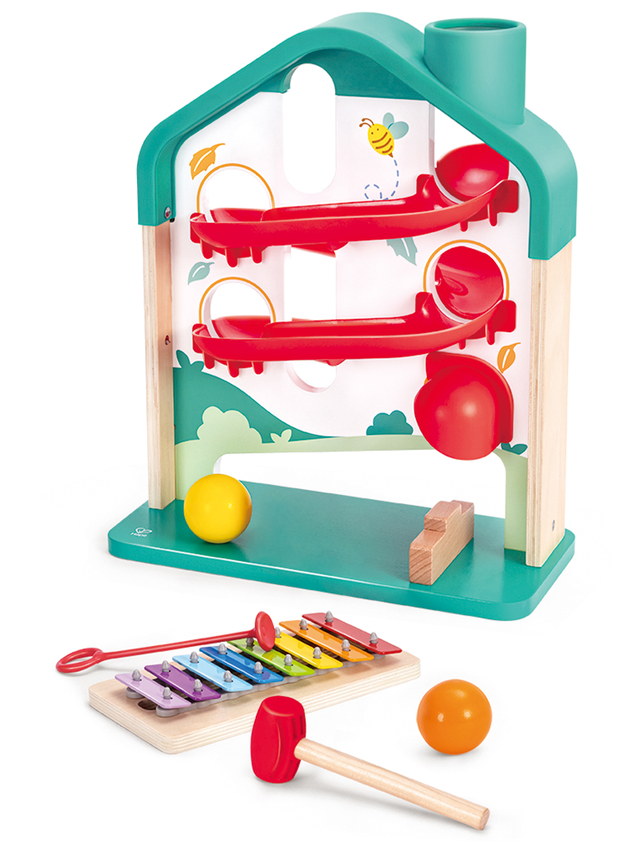 Игрушка музыкальная Hape Домик ксилофон - фото 6