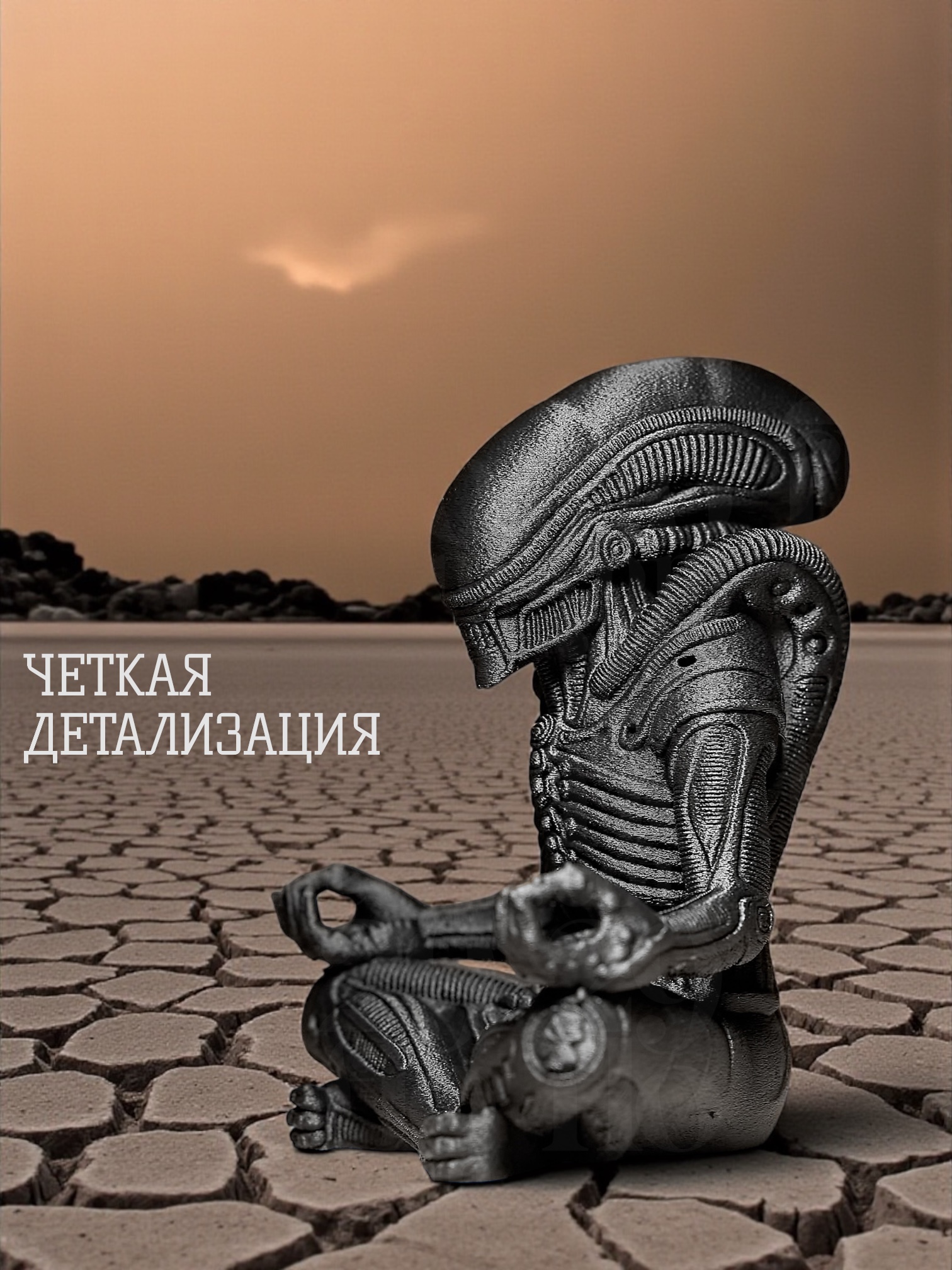 Фигурка Мадагаскария Чужой Ксеноморф Медитация - фото 5