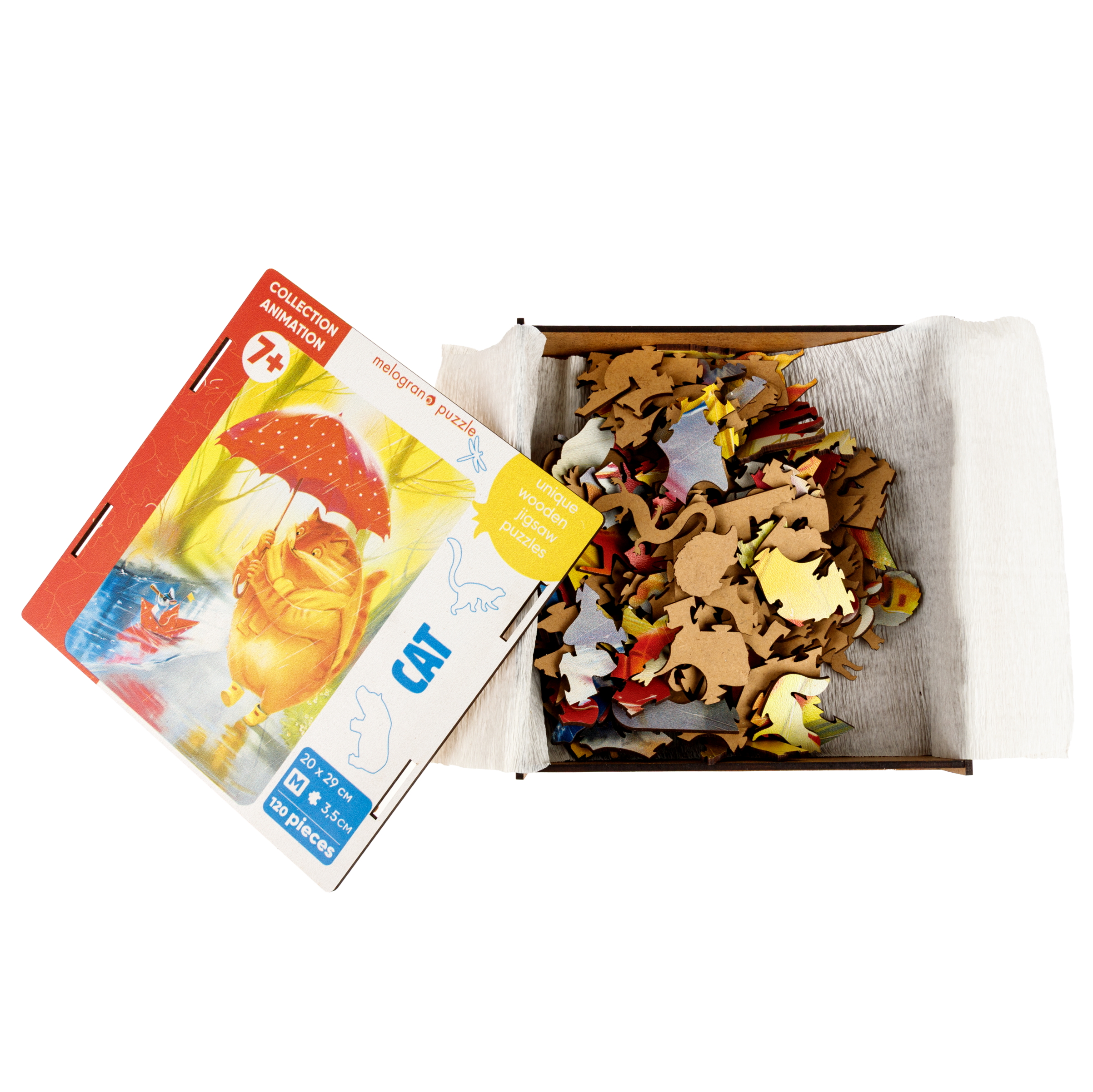 Пазл Melograno puzzle деревянный - фото 4