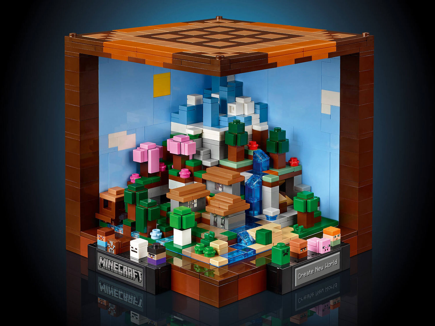 Конструктор LEGO Minecraft Культовый Верстак 1195 дет. - фото 8