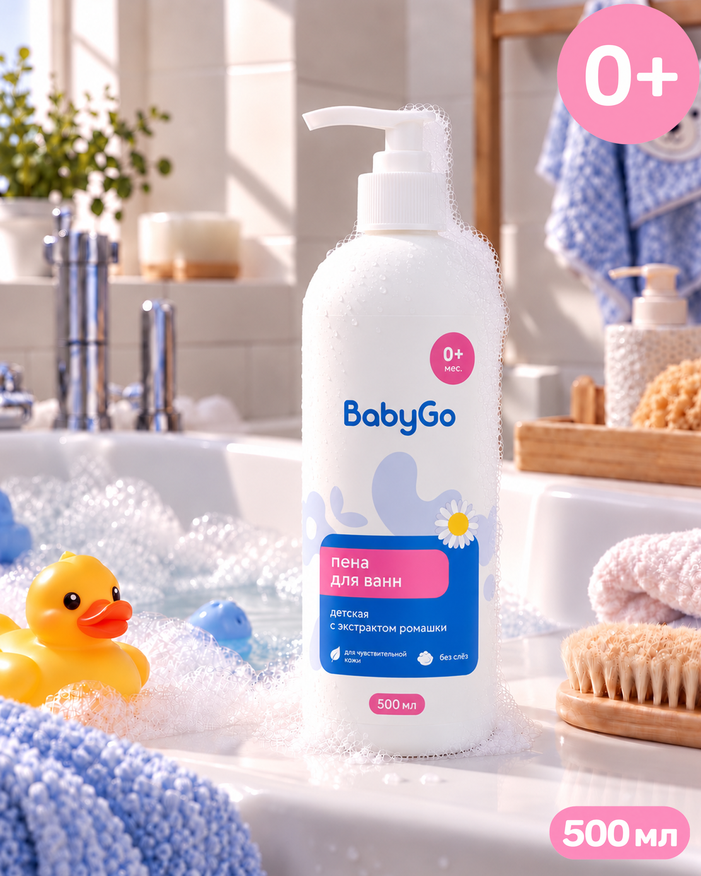Пена для ванны BabyGo 500 мл - фото 2