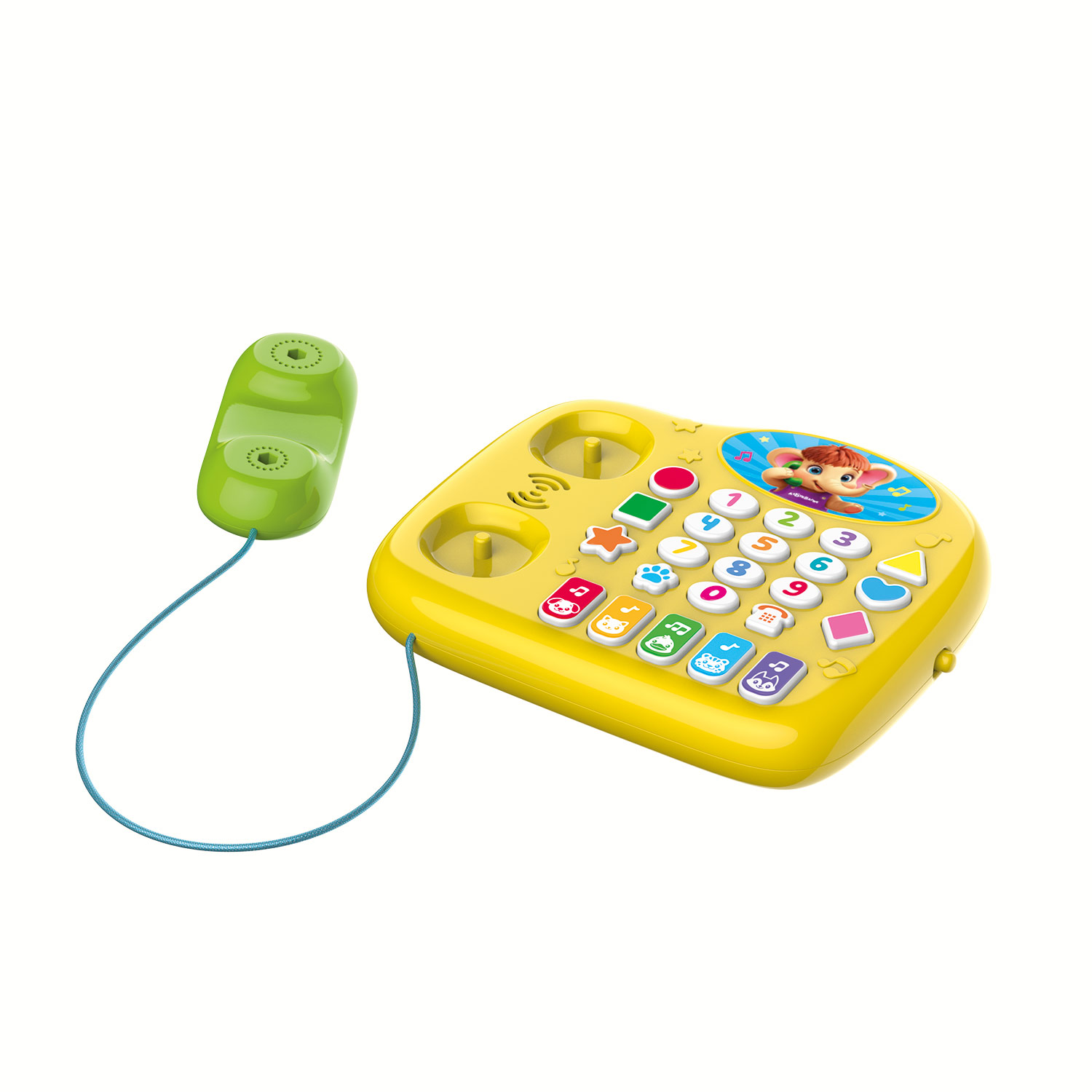 Игрушка Азбукварик телефон Привет Мамонтенок - фото 4