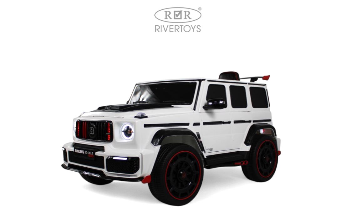 Электромобиль RIVERTOYS Mercedes Z777ZZ-WHITE С пультом ДУ - фото 1