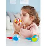 Детская музыкальная игрушка HAPE Свистулька красная птичка E0474_HP