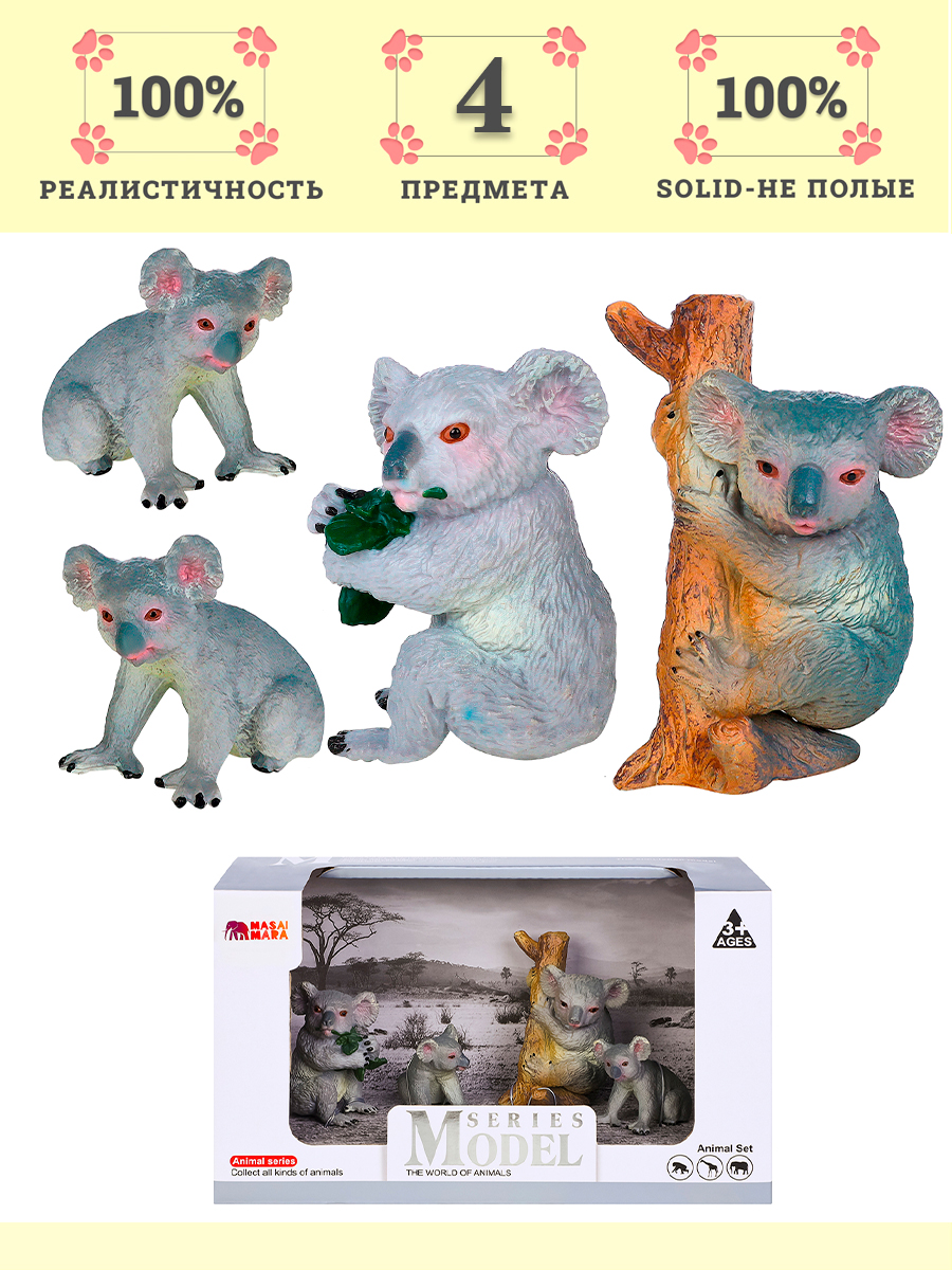 Игровой набор Masai Mara Семья коал - фото 1