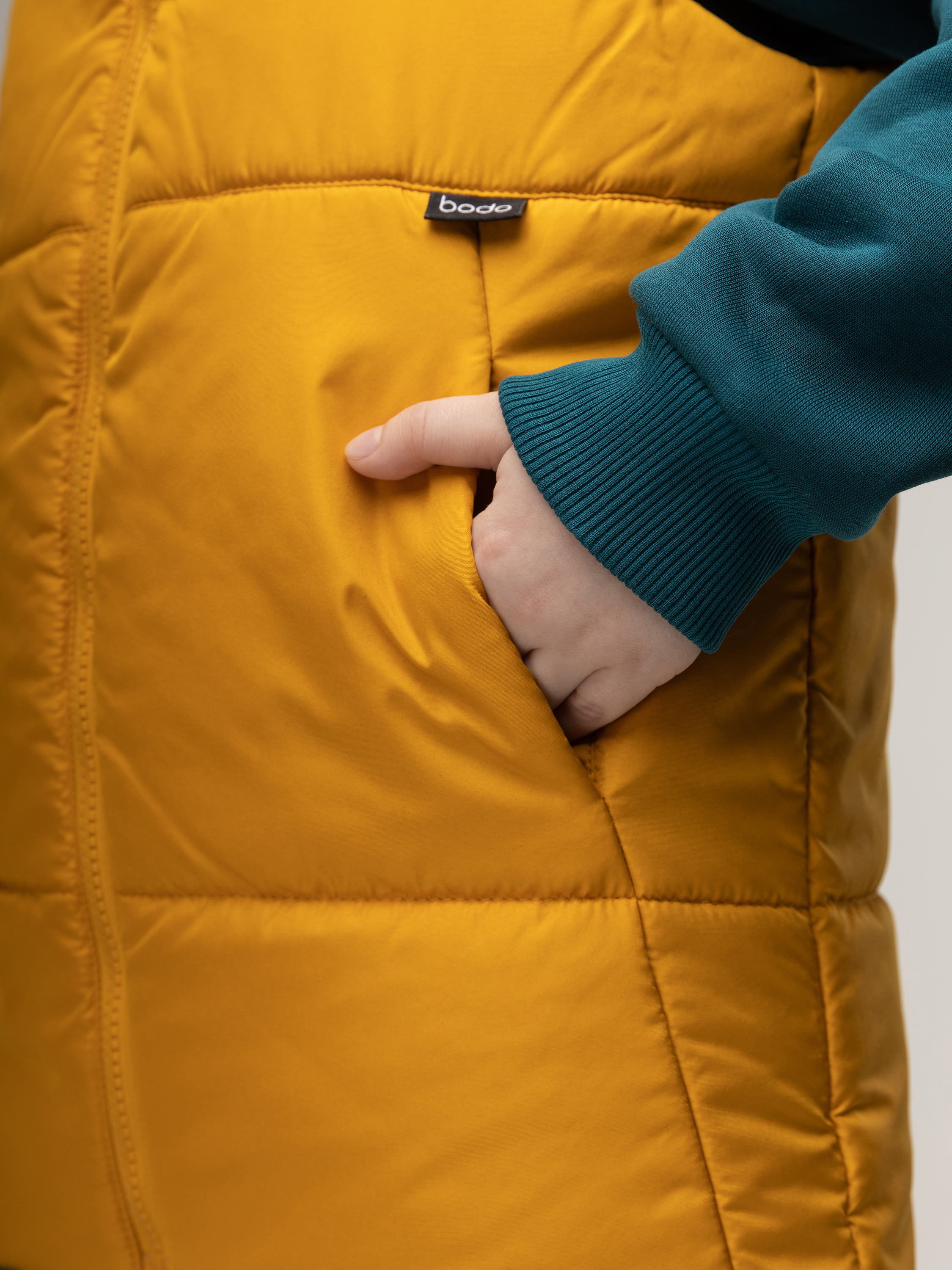 Жилет Bodo 14-68МU_горчичный - фото 9