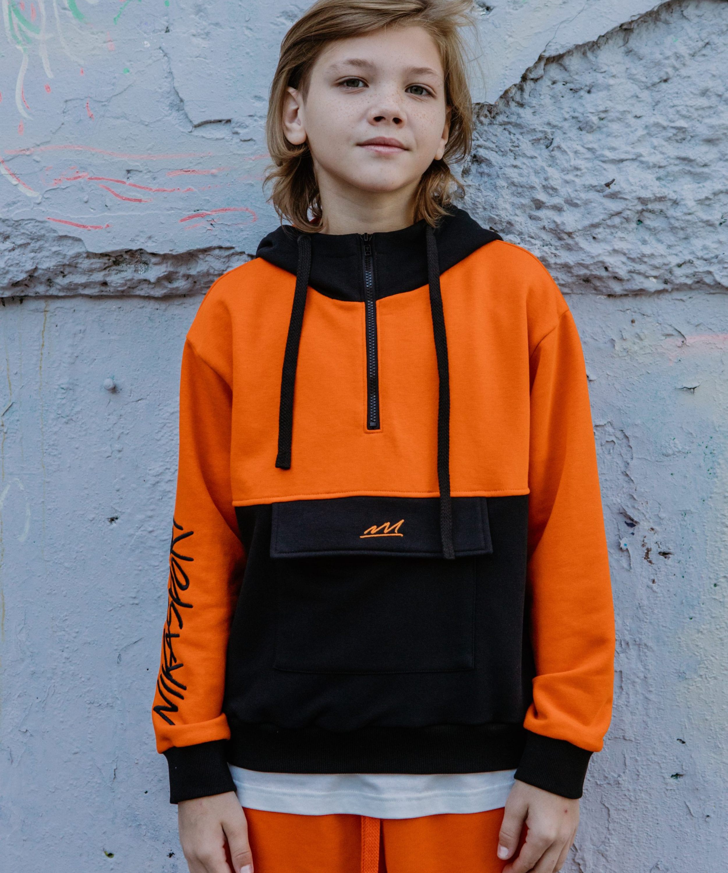 Худи Nikasport SBG25-B-ORG/BLK - фото 5