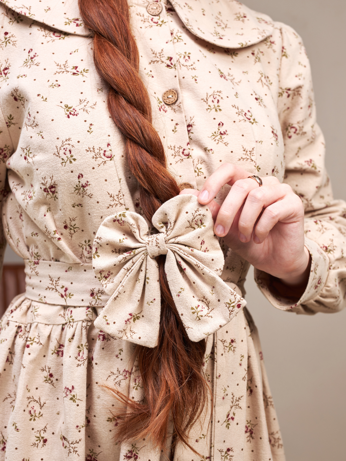 Бант 2 шт MOUN бант_2шт_фланель_букет/беж - фото 1