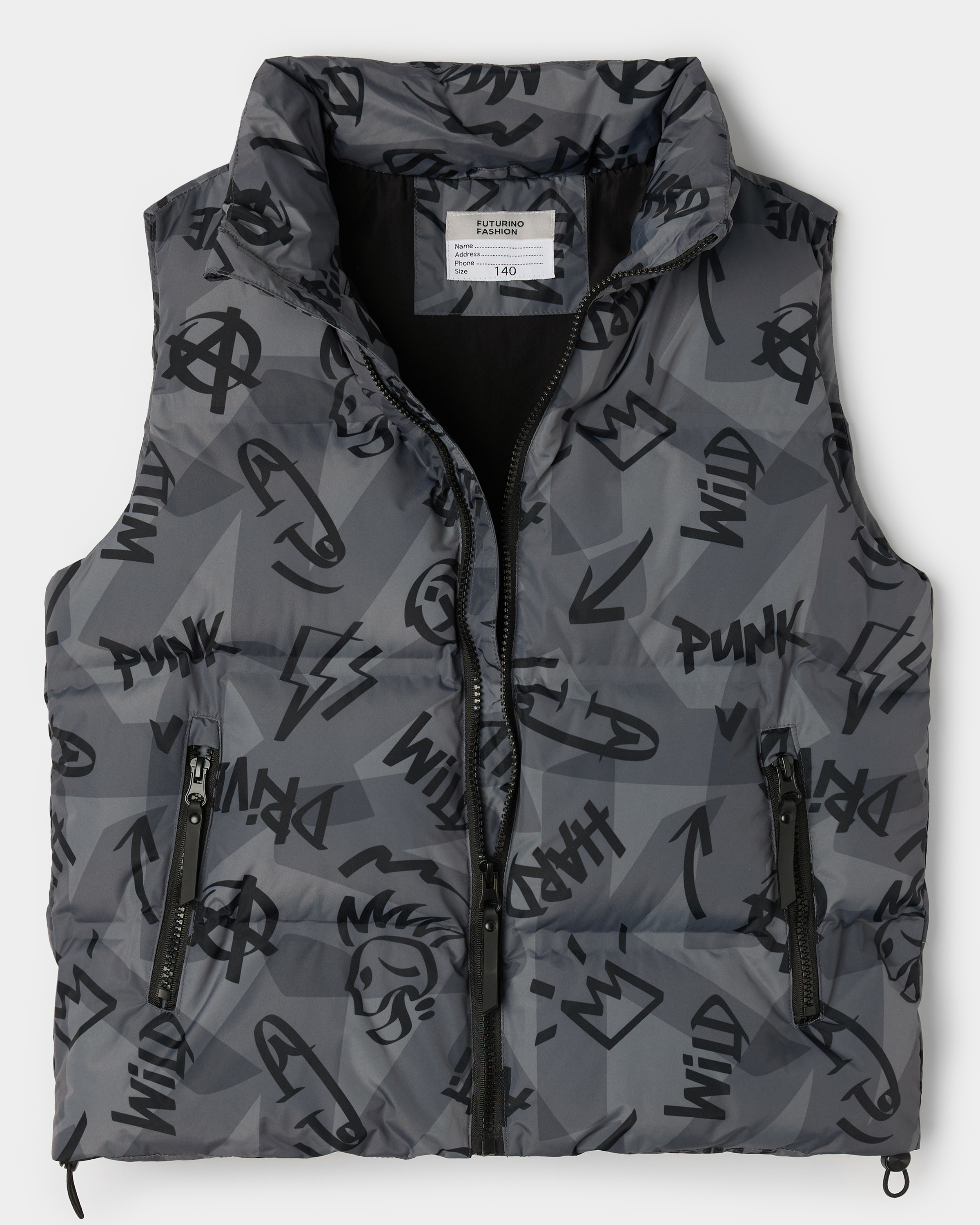 Жилет Futurino Fashion W25FF-1BO41tb-GG - фото 3