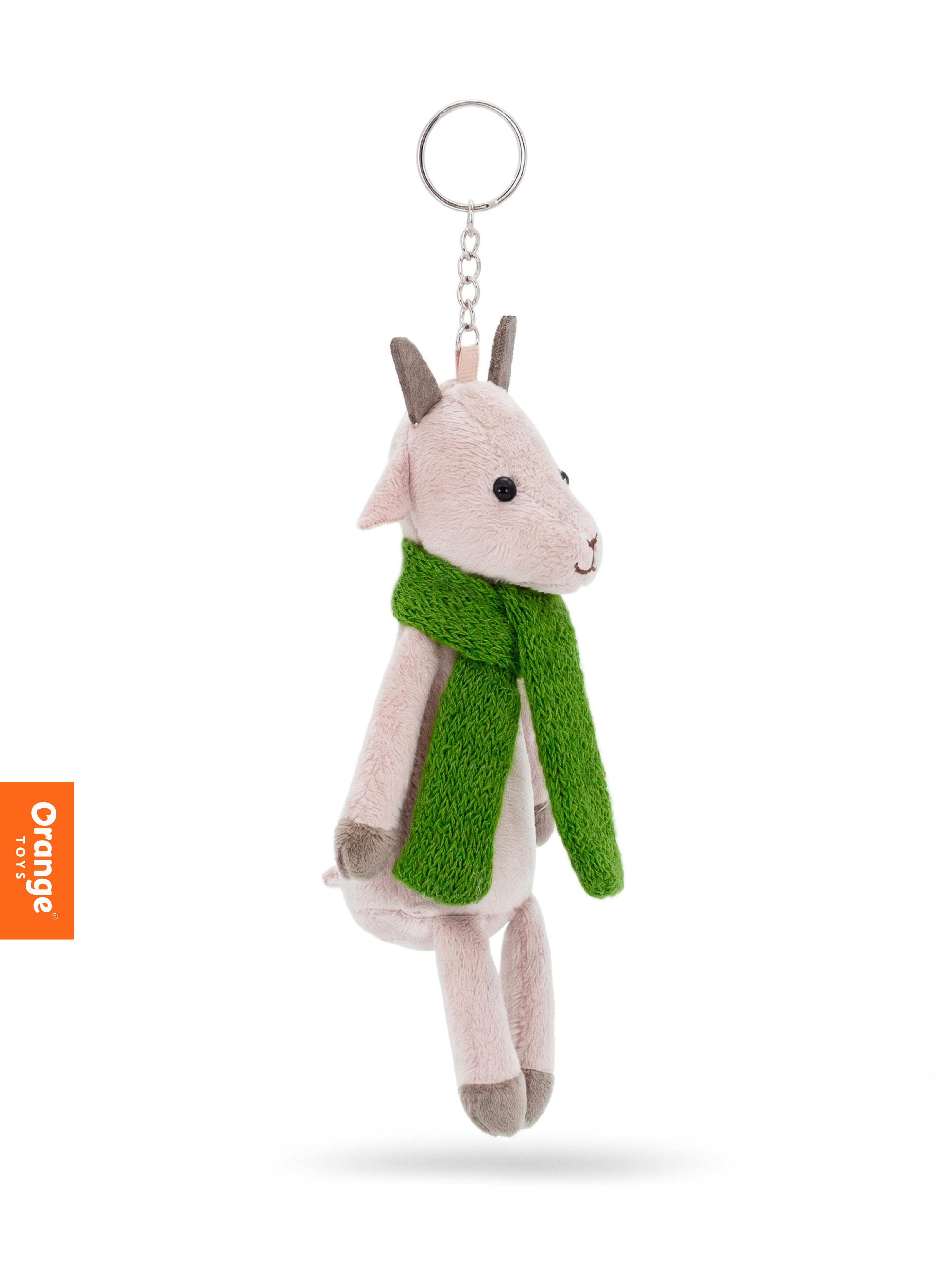 Мягкая игрушка Orange Toys Козлёнок в зелёном шарфике - фото 2