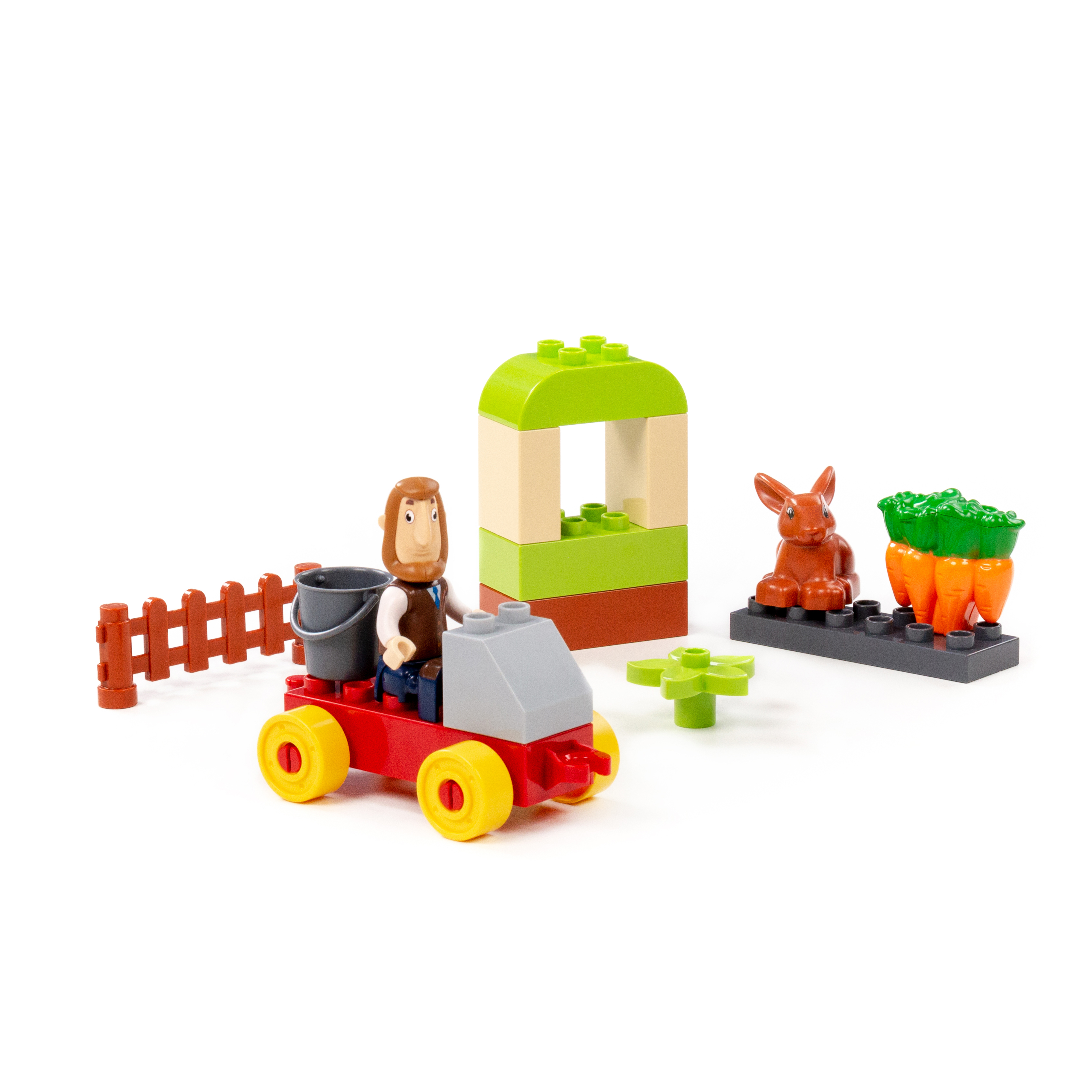 Конструктор Полесье Папа на поле 18 дет. - фото 6