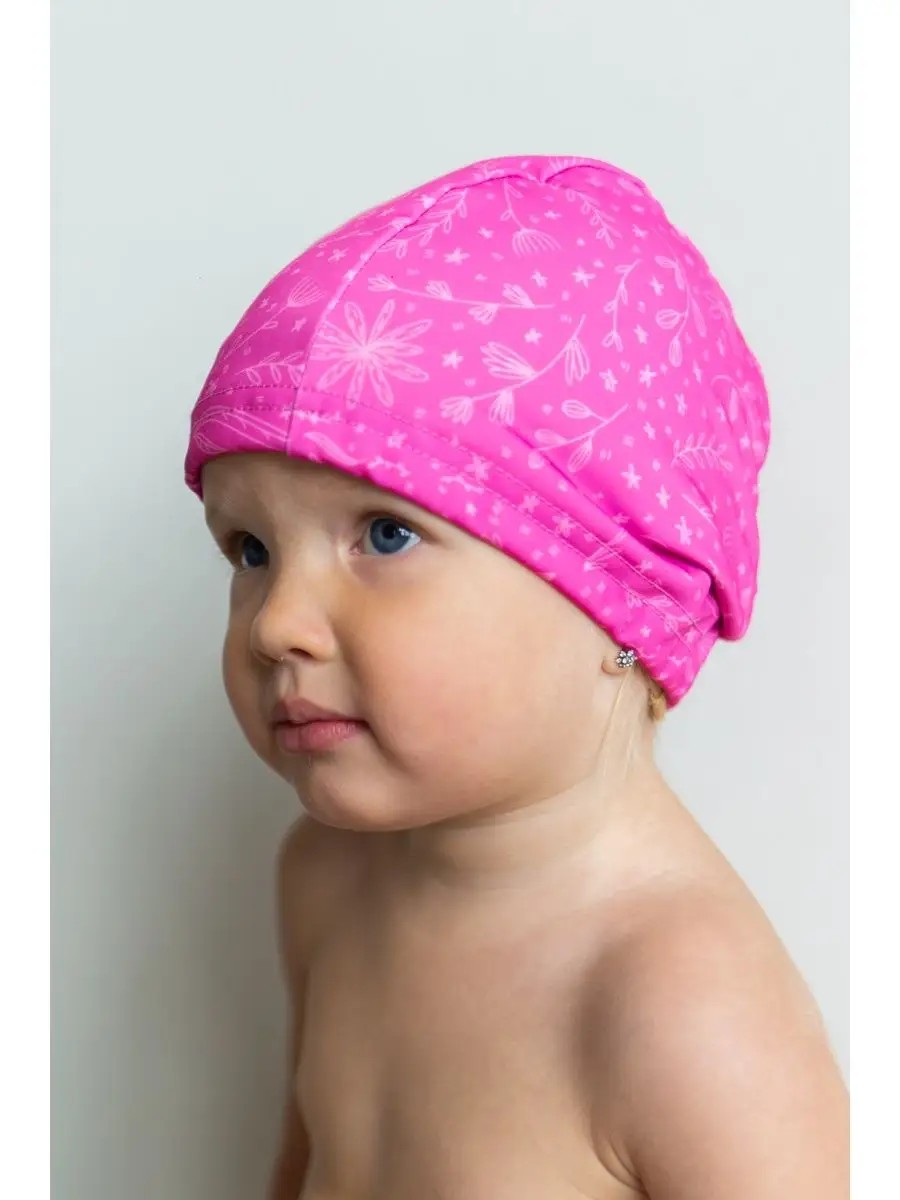 Шапочка для плавания Мамин Я Алые лепестки размер 3-6 лет - фото 10