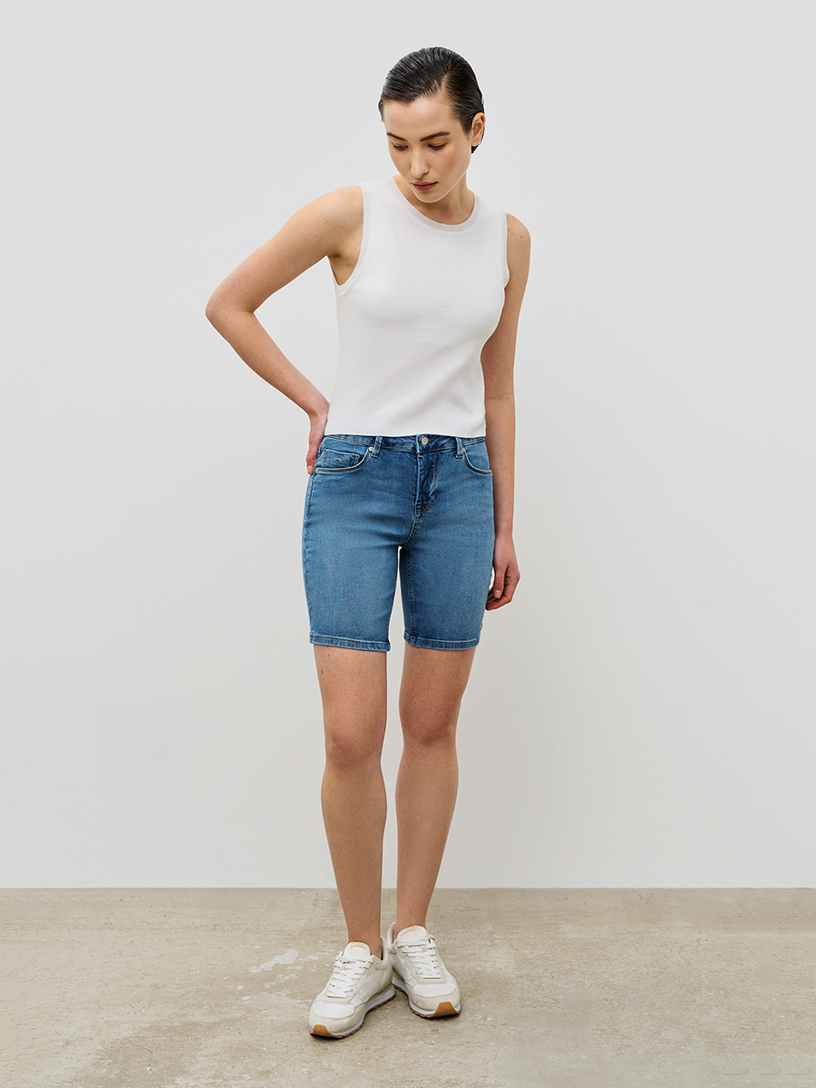 Шорты Baon B3223028/BLUE DENIM - фото 2