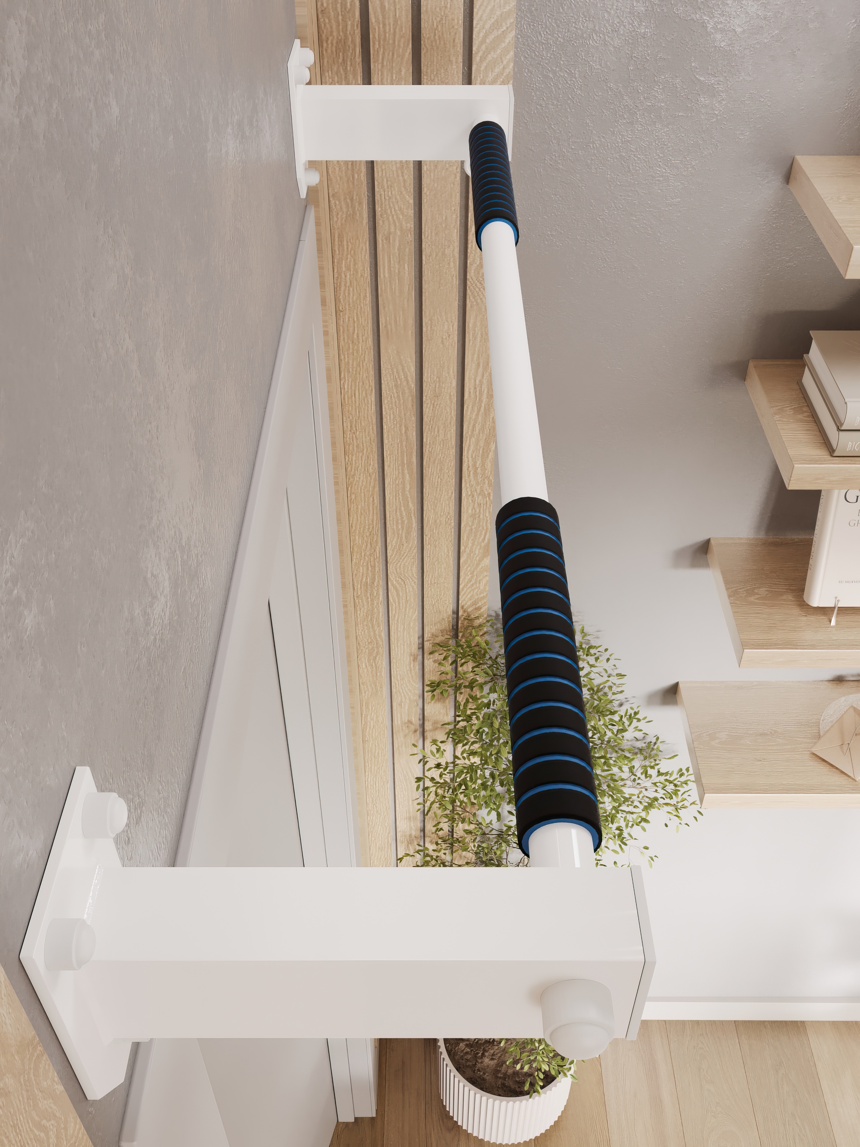 Турник настенный наддверный "Классик" COMFORT - неопреновое покрытие - фото 11