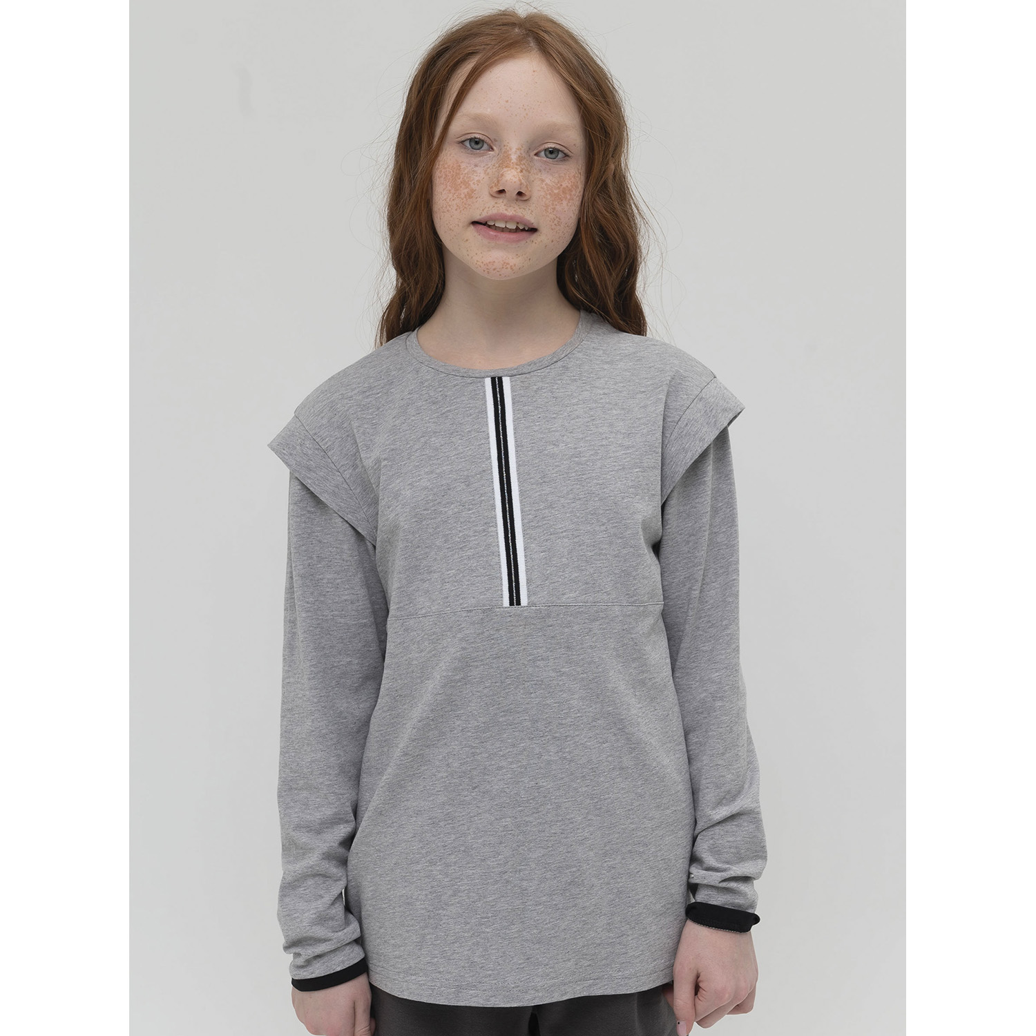 Блузка Pelican GFJ7143U/Серый(40) - фото 1