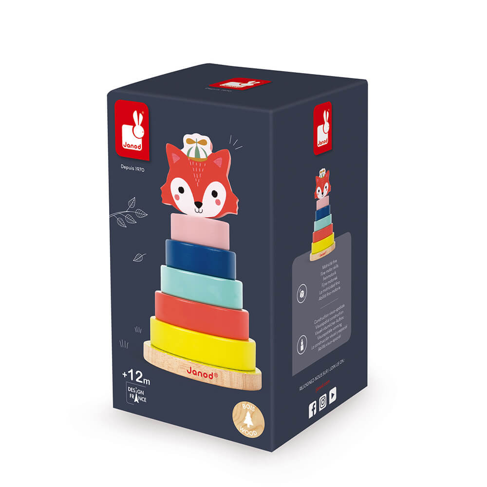 Игрушка Janod пирамидка - фото 7
