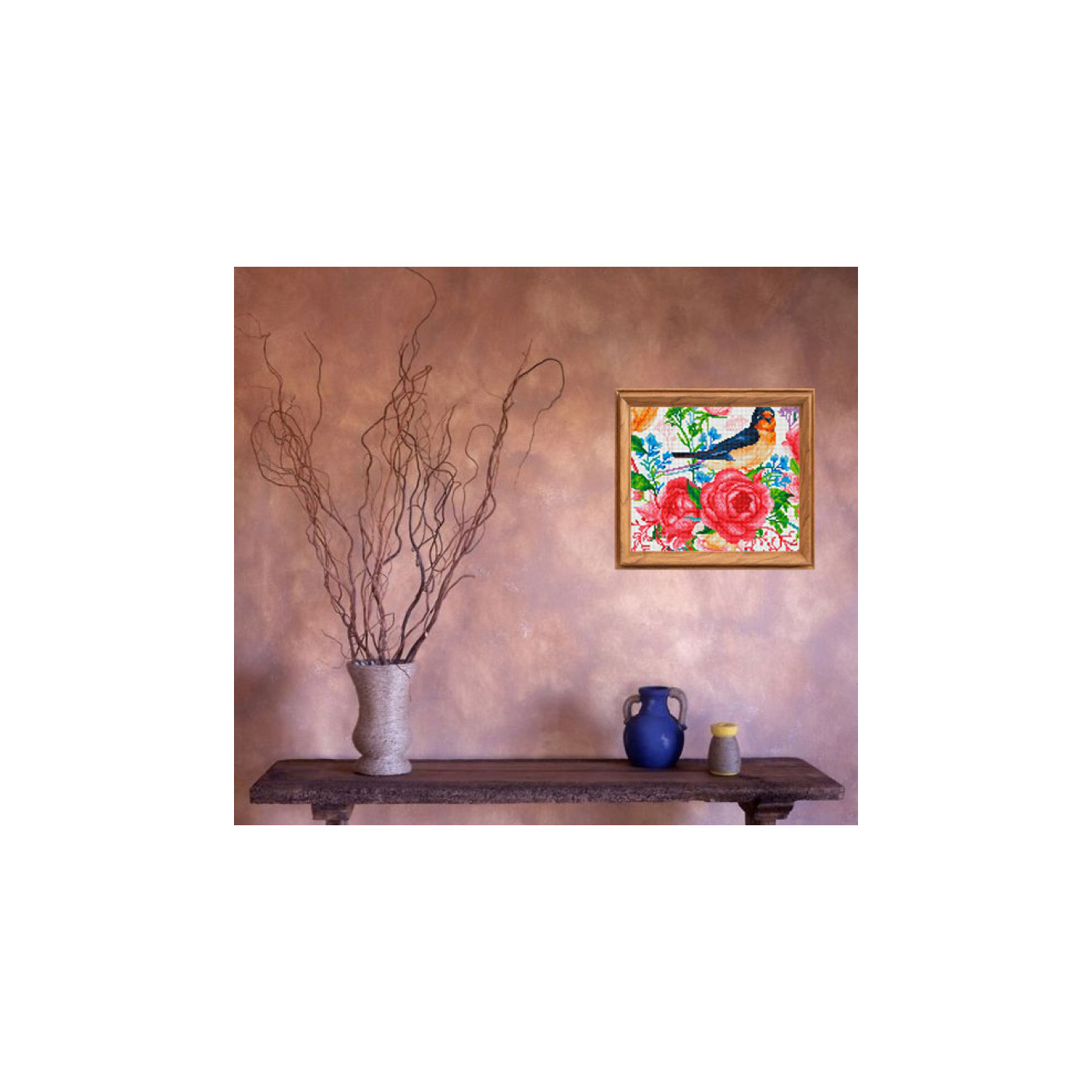 Алмазная мозаика Белоснежка Ласточка и розы - фото 9